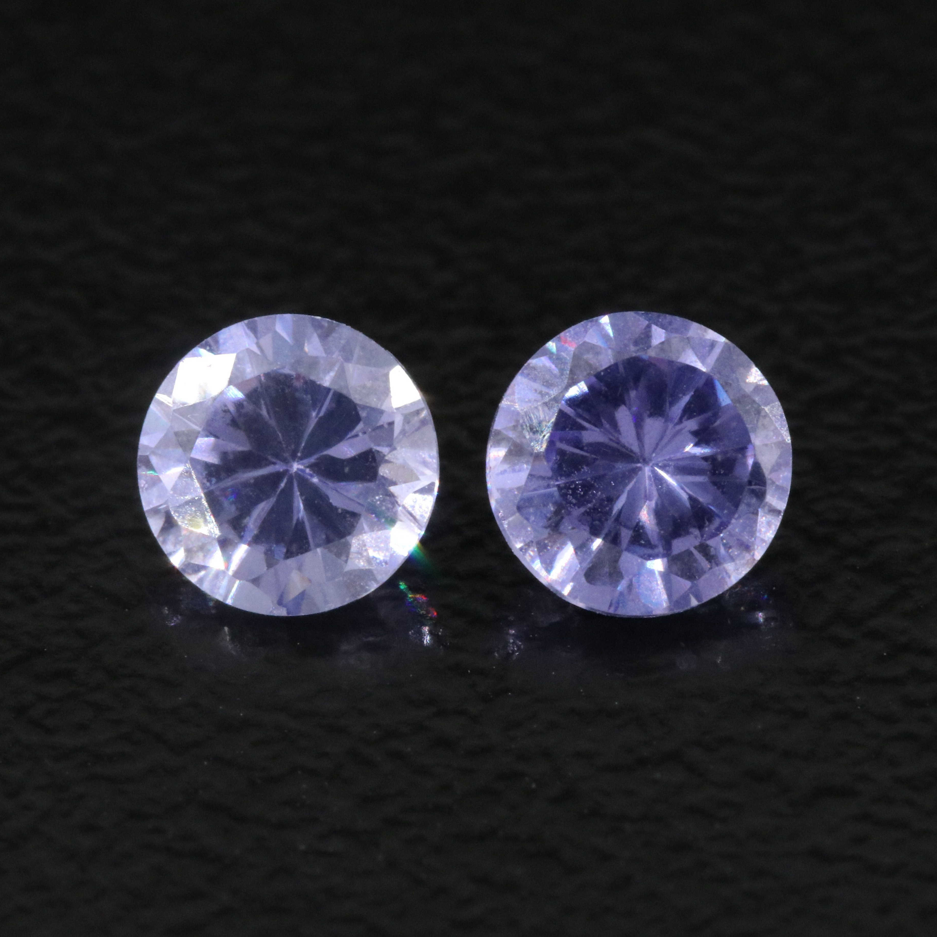 Loose 1.85 CTW CZ Pair