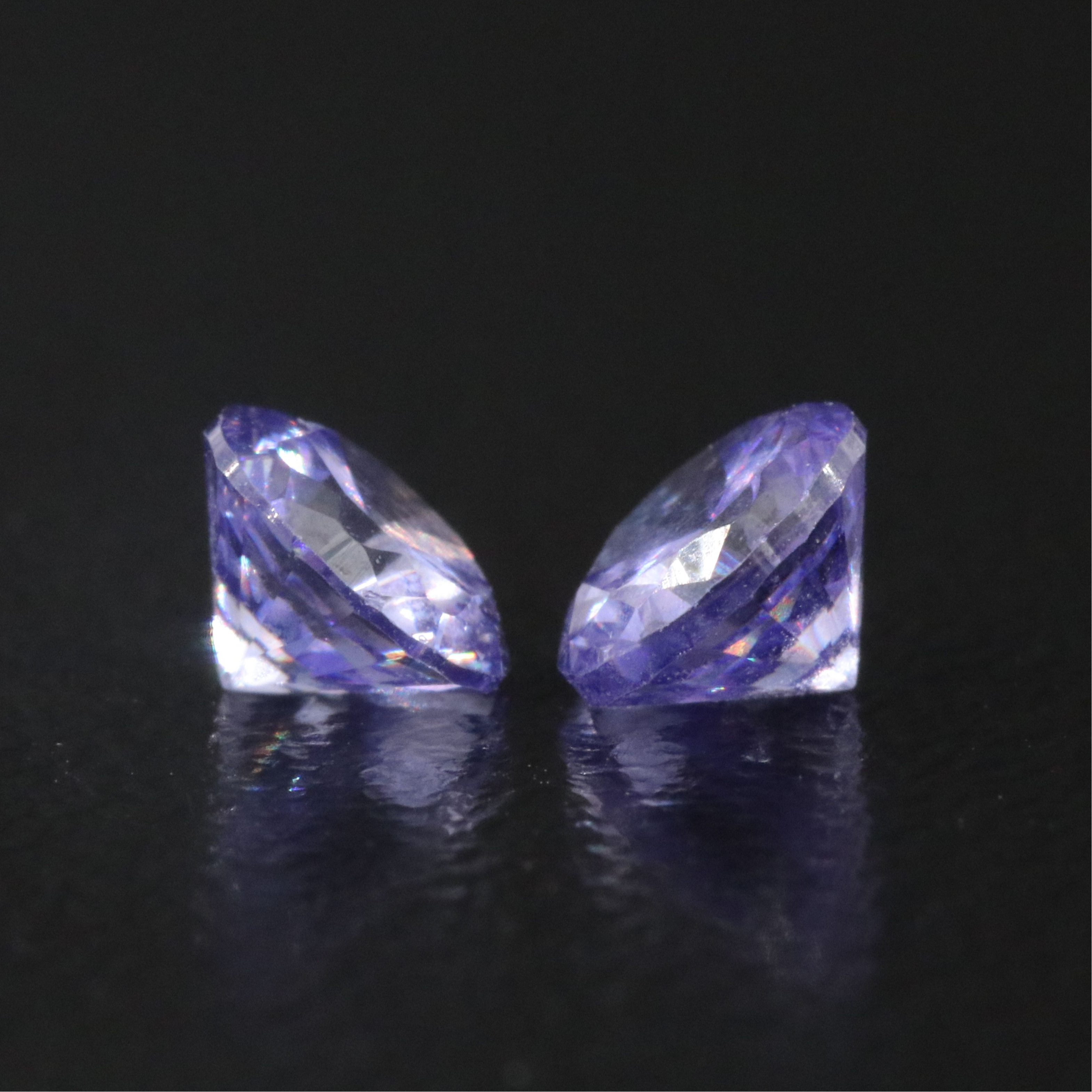 Loose 1.85 CTW CZ Pair
