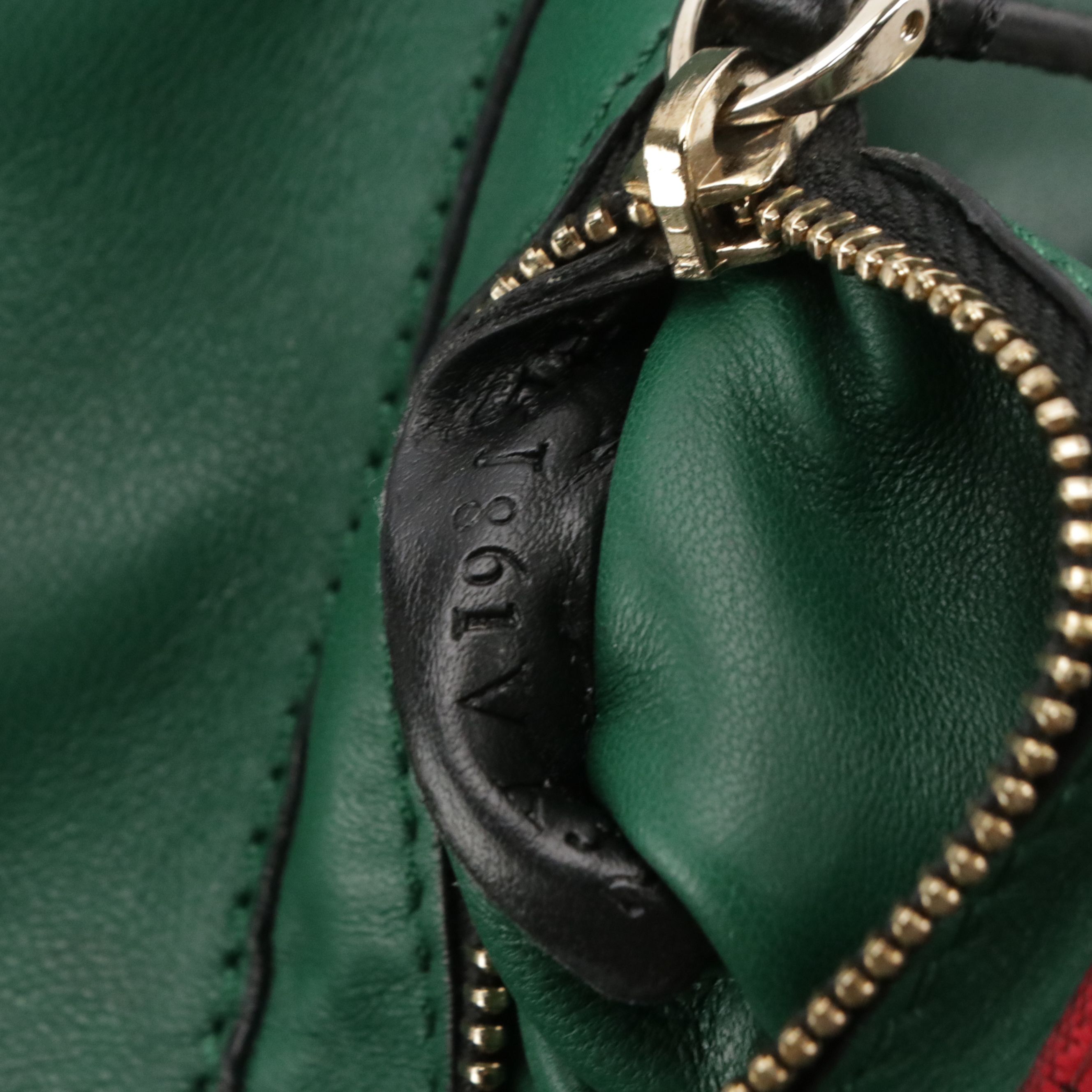 Valentino Garavani Rockstud Small Two Way Bag in Green and Black Leather