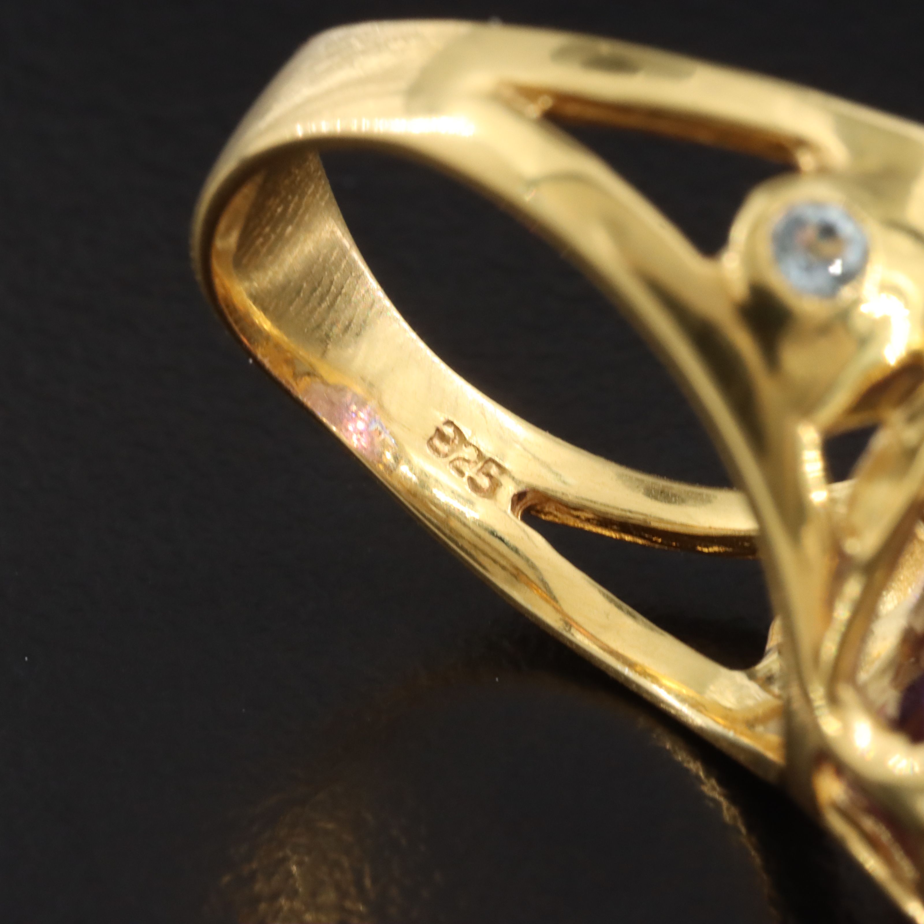 Sterling Amethyst and Sky Blue Topaz Ring