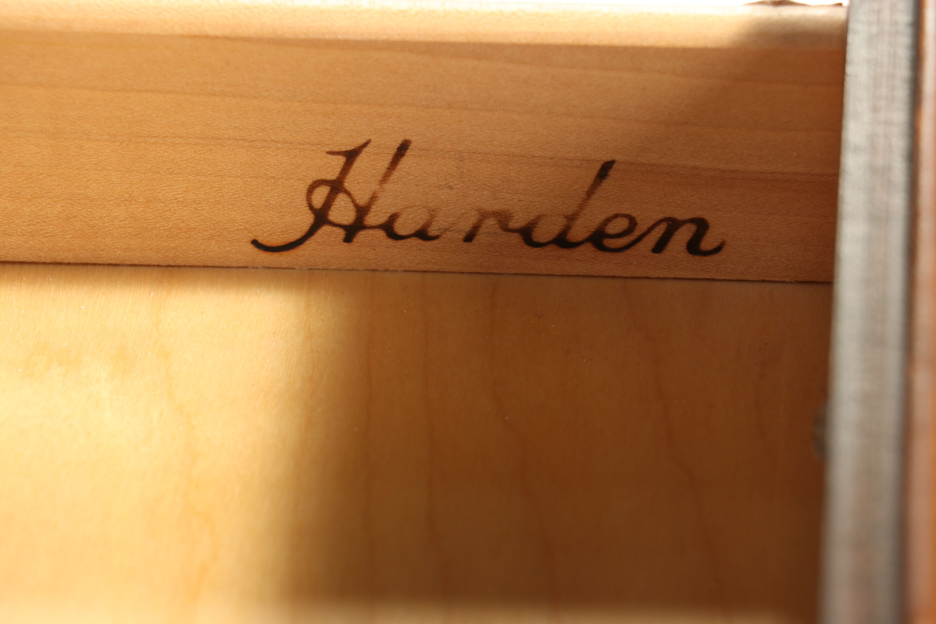 Harden Solid Cherry Queen Anne Style Lowboy, Late 20th Century