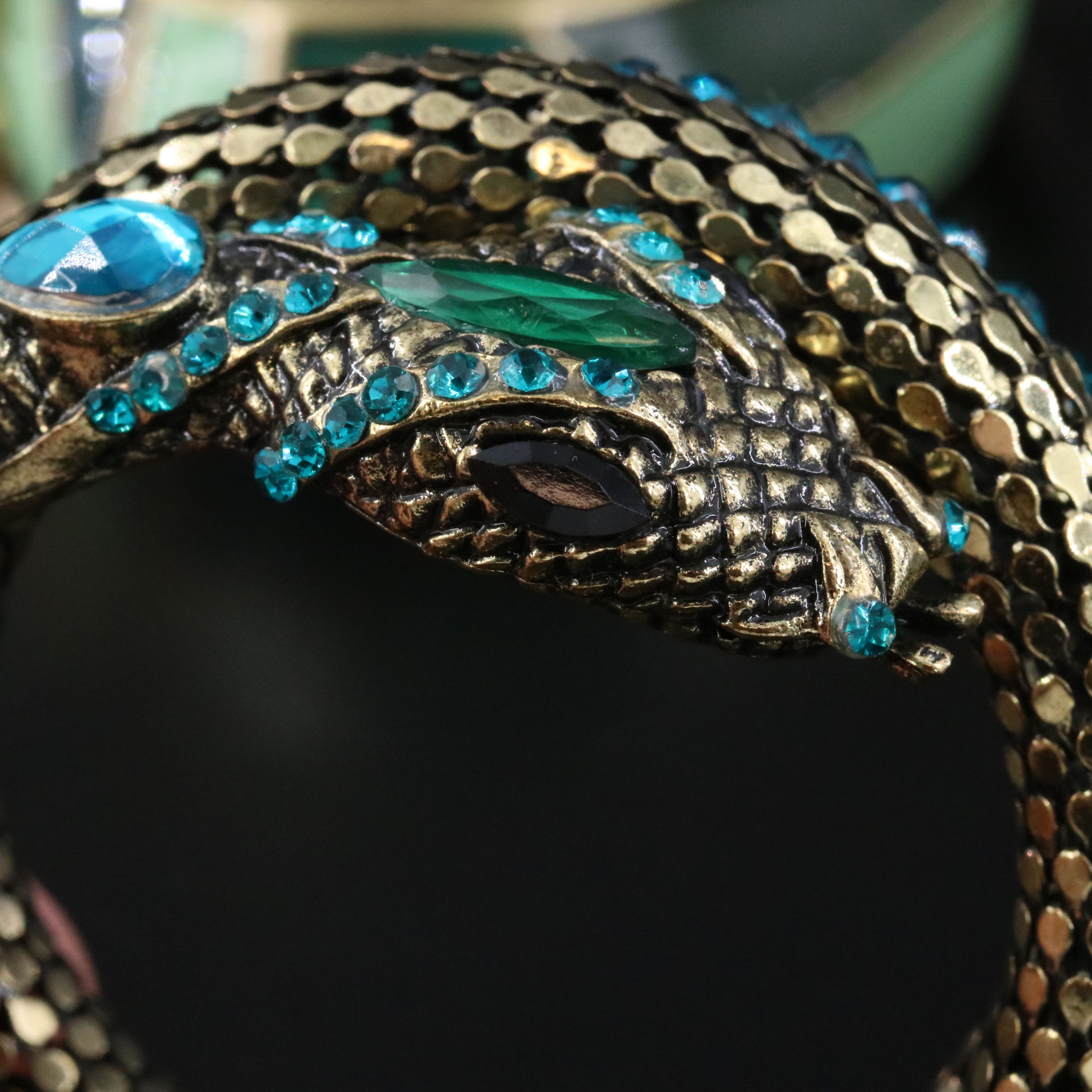 Bracelet Collection Including Floral, Bees and Snake