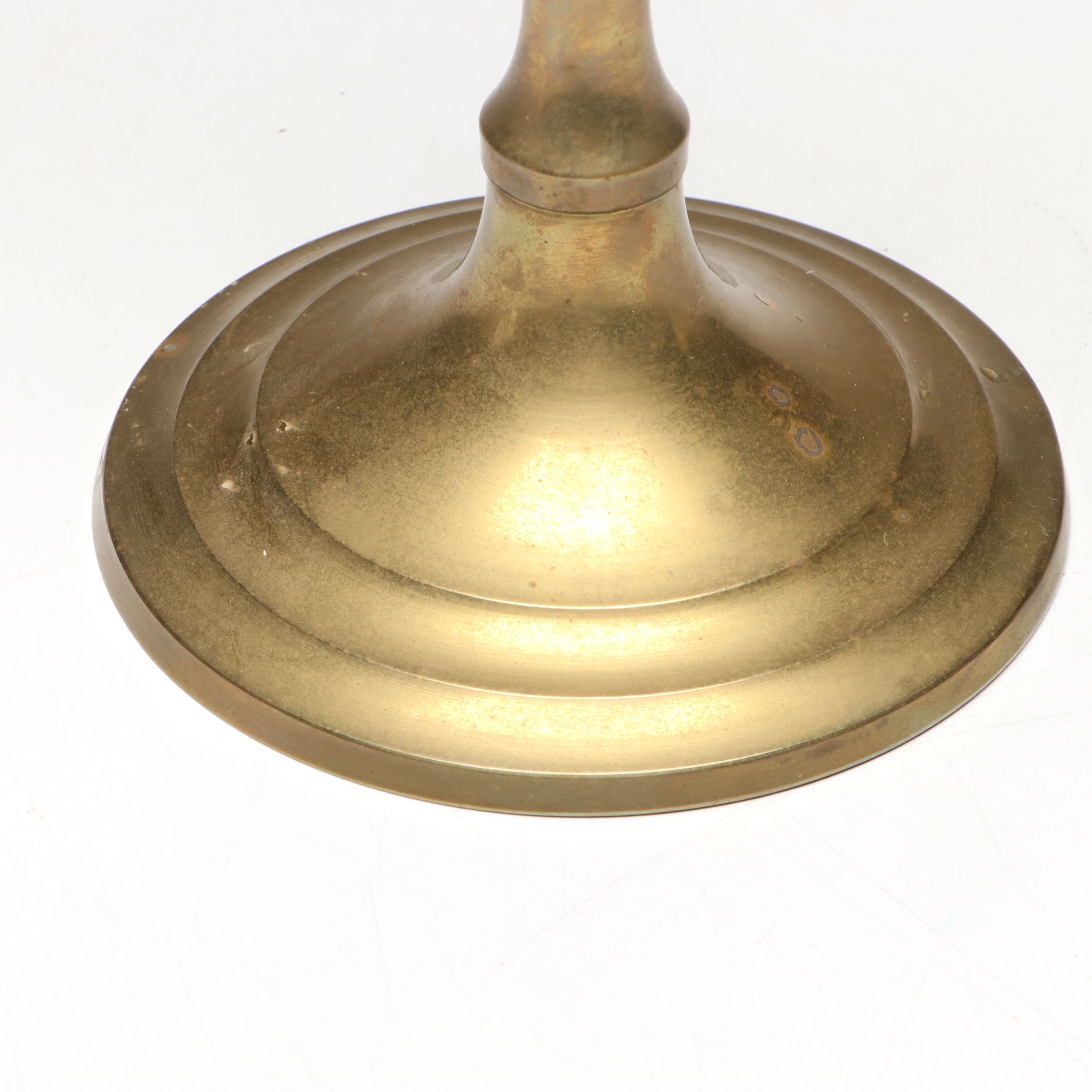 Solid Brass Scrollwork Candelabrum