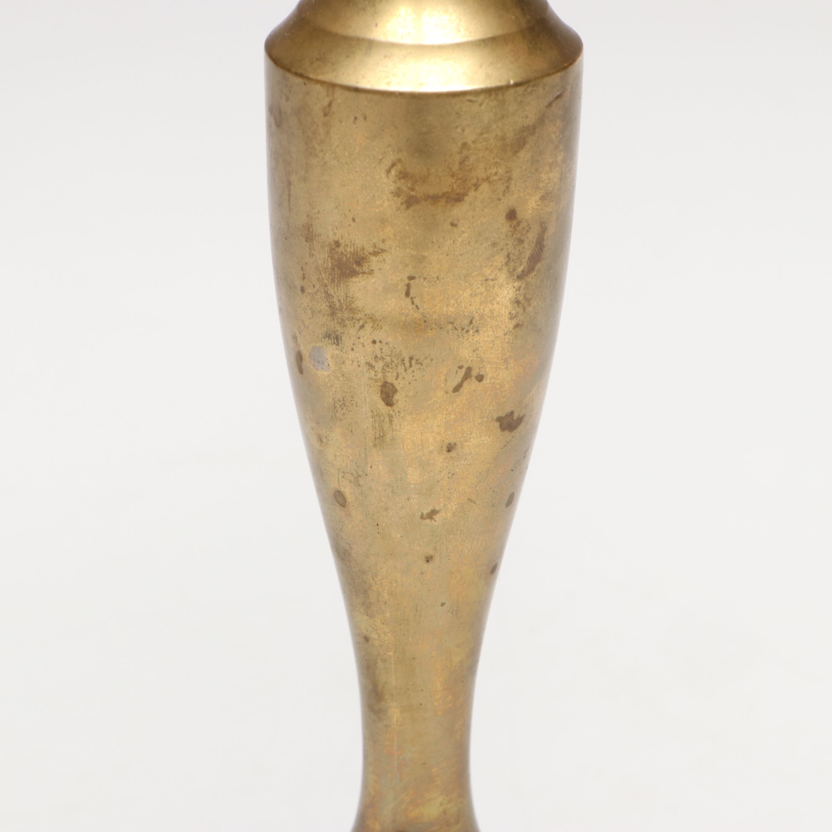 Solid Brass Scrollwork Candelabrum