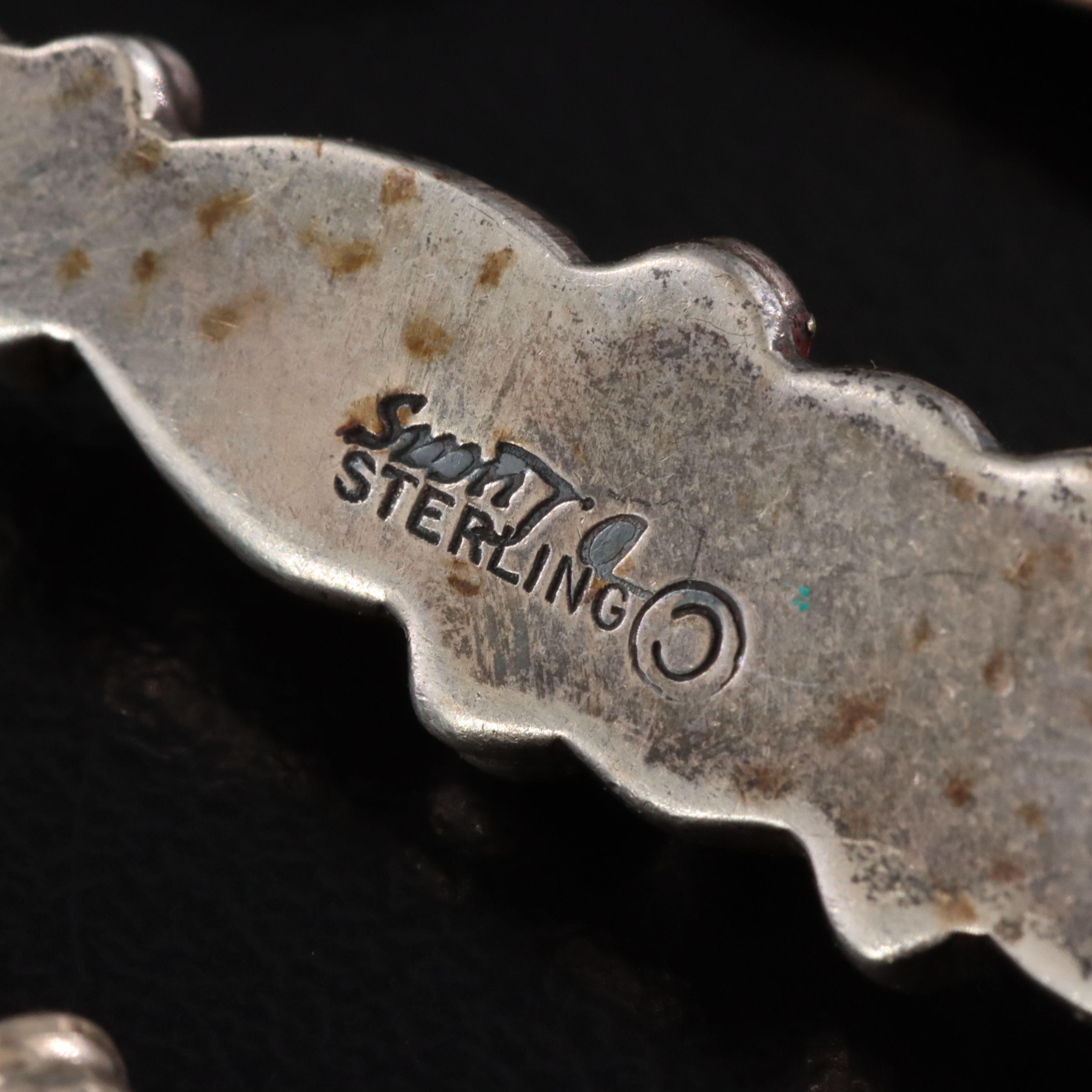 Don Lucas Sterling Lapis Lazuli and Spiny Oyster Drop Earrings