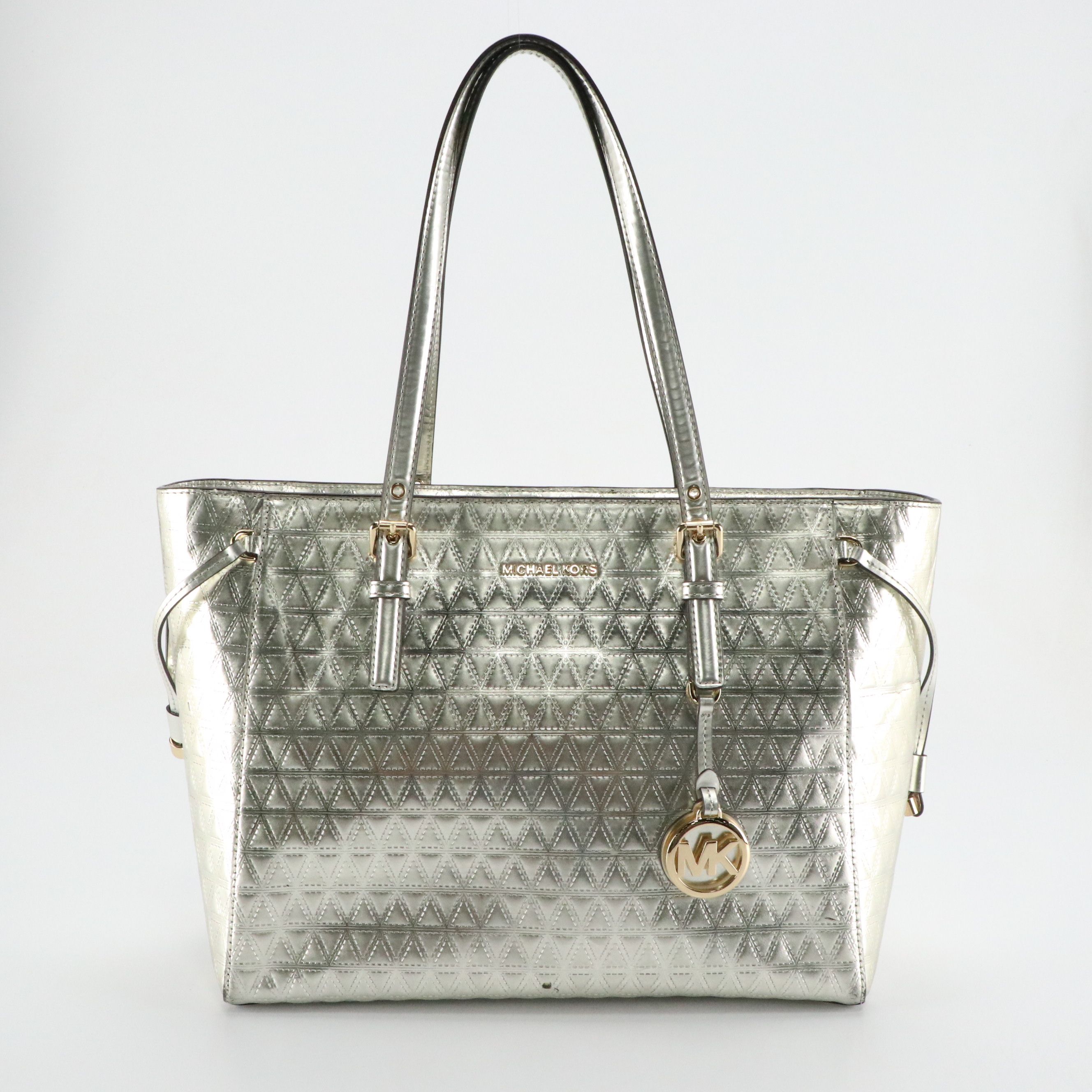 Michael Kors Voyager Specchio Metallic Tote, Betsey Johnson Leopard Bag, More