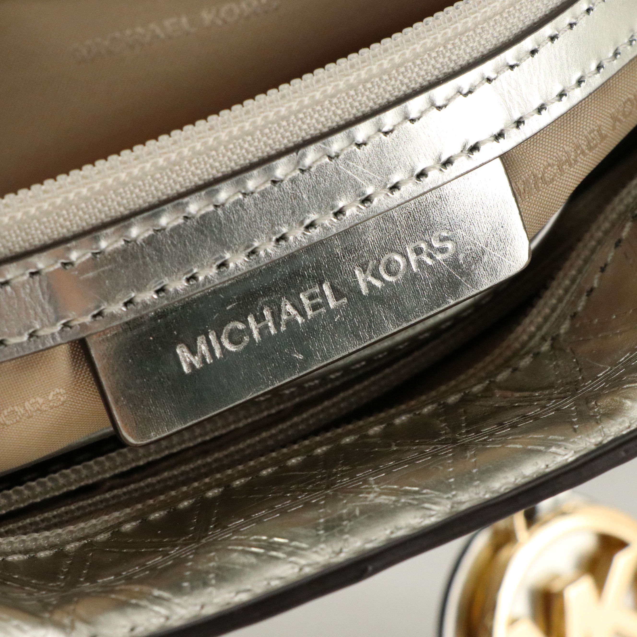 Michael Kors Voyager Specchio Metallic Tote, Betsey Johnson Leopard Bag, More