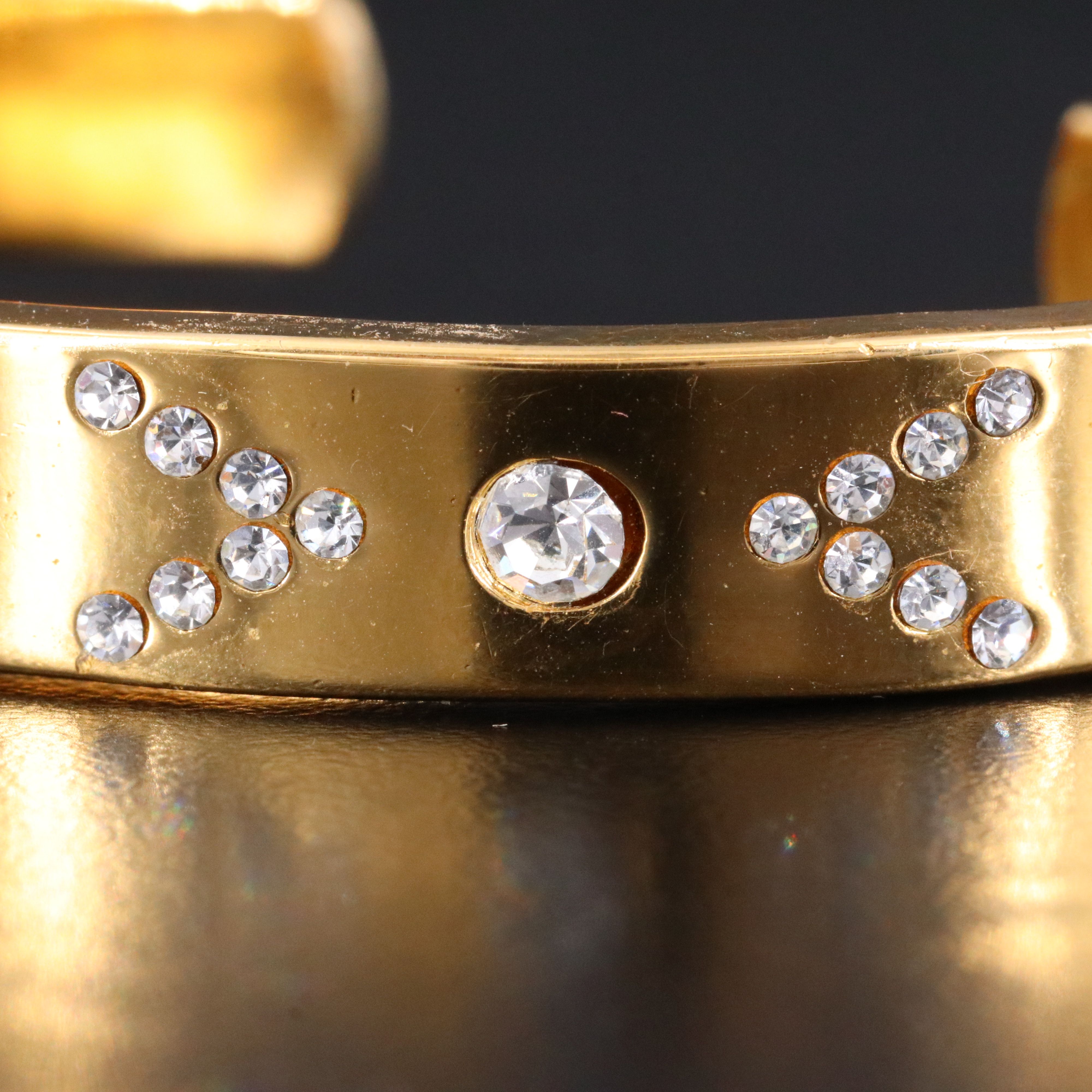 Valentino V Crystal Cuff