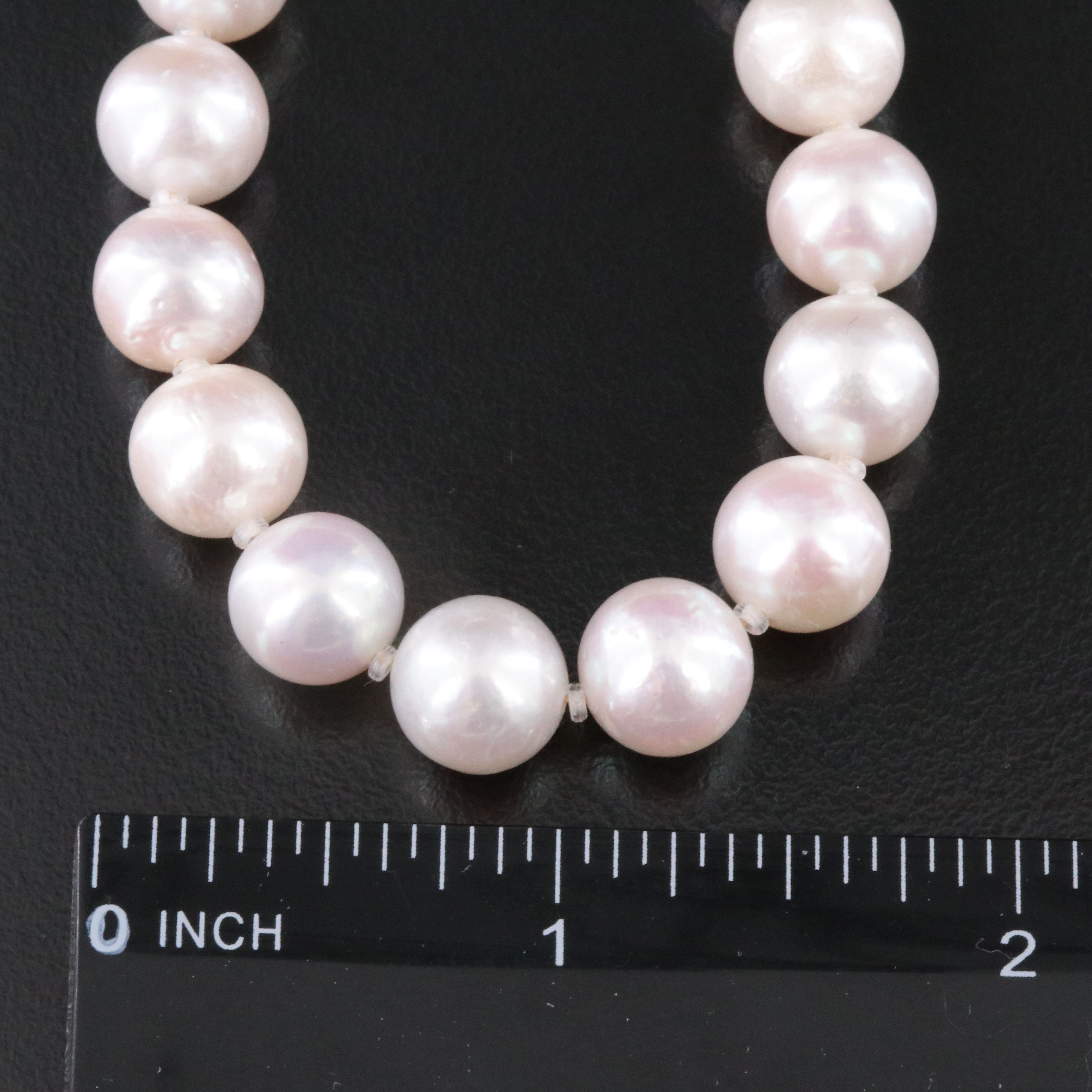 Pearl Necklace with 18K Clasp