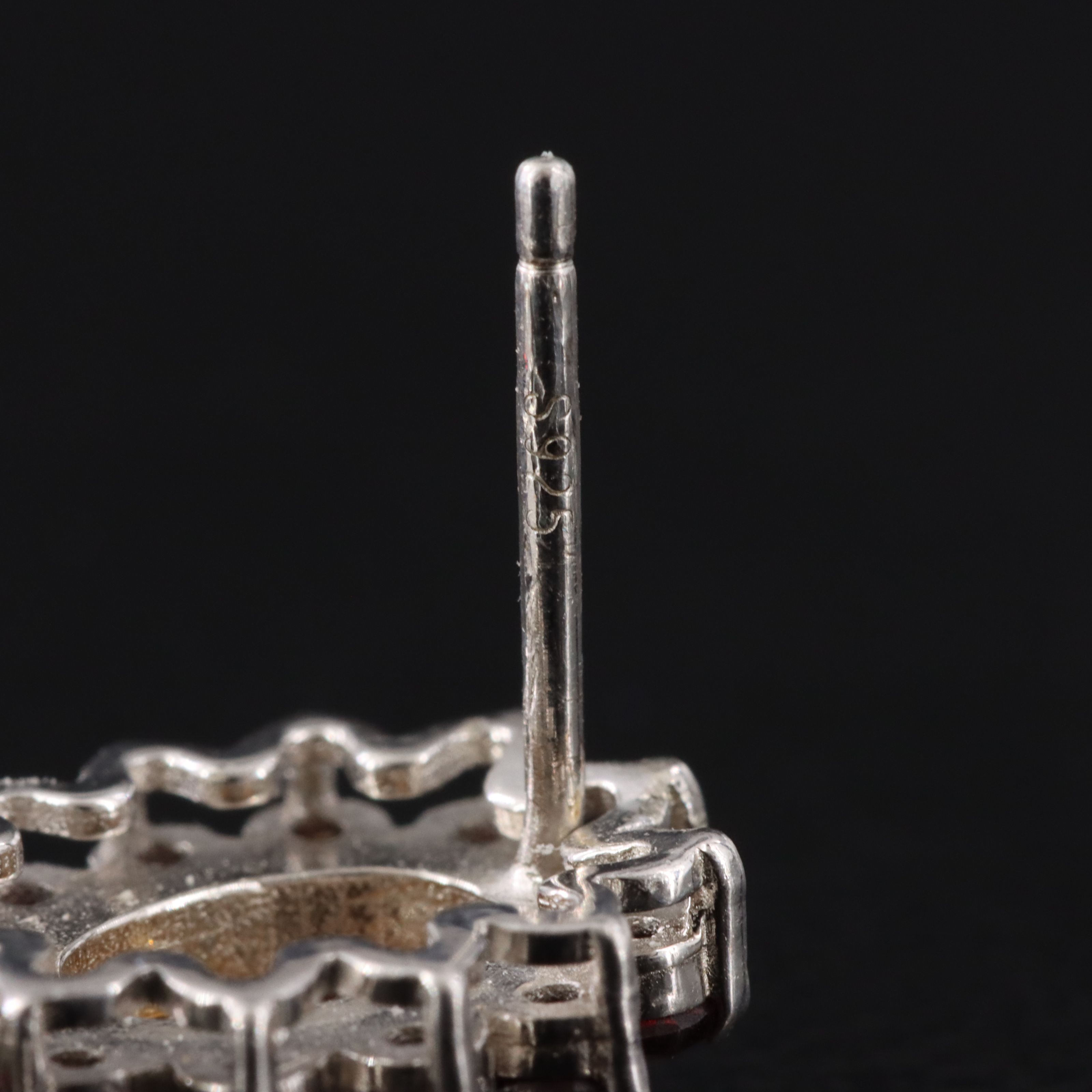 Sterling Drop Earrings Featuring Citrine, Amethyst, and Garnet