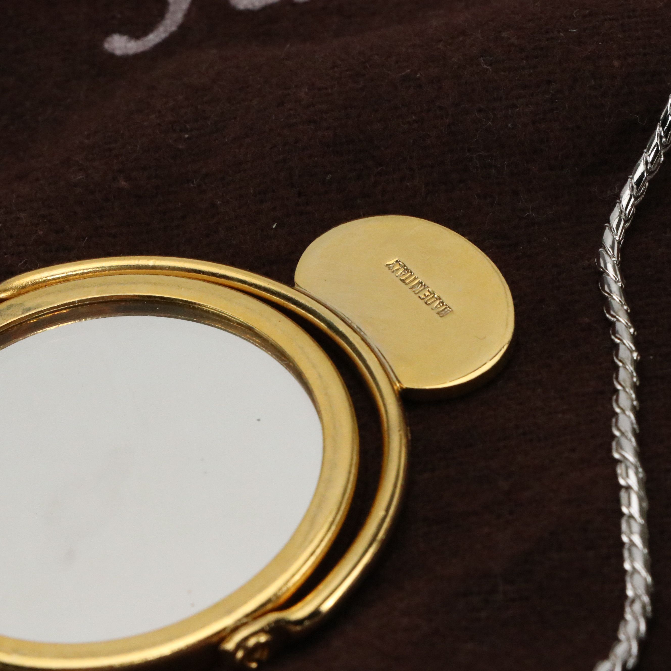 Judith Leiber Crystal Minaudière with Gemstone Clasp and Accessories