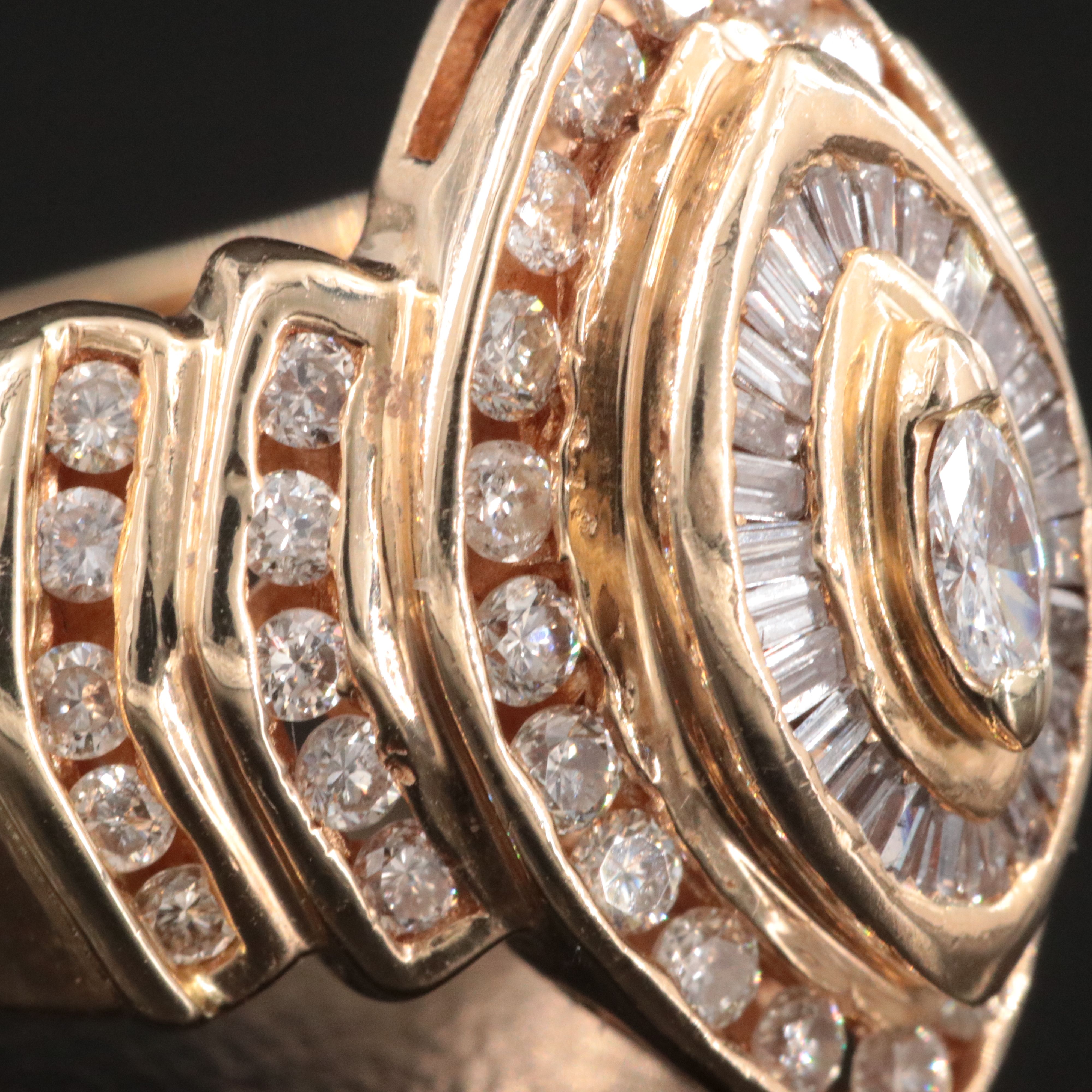 14K 1.00 CTW Diamond Ring