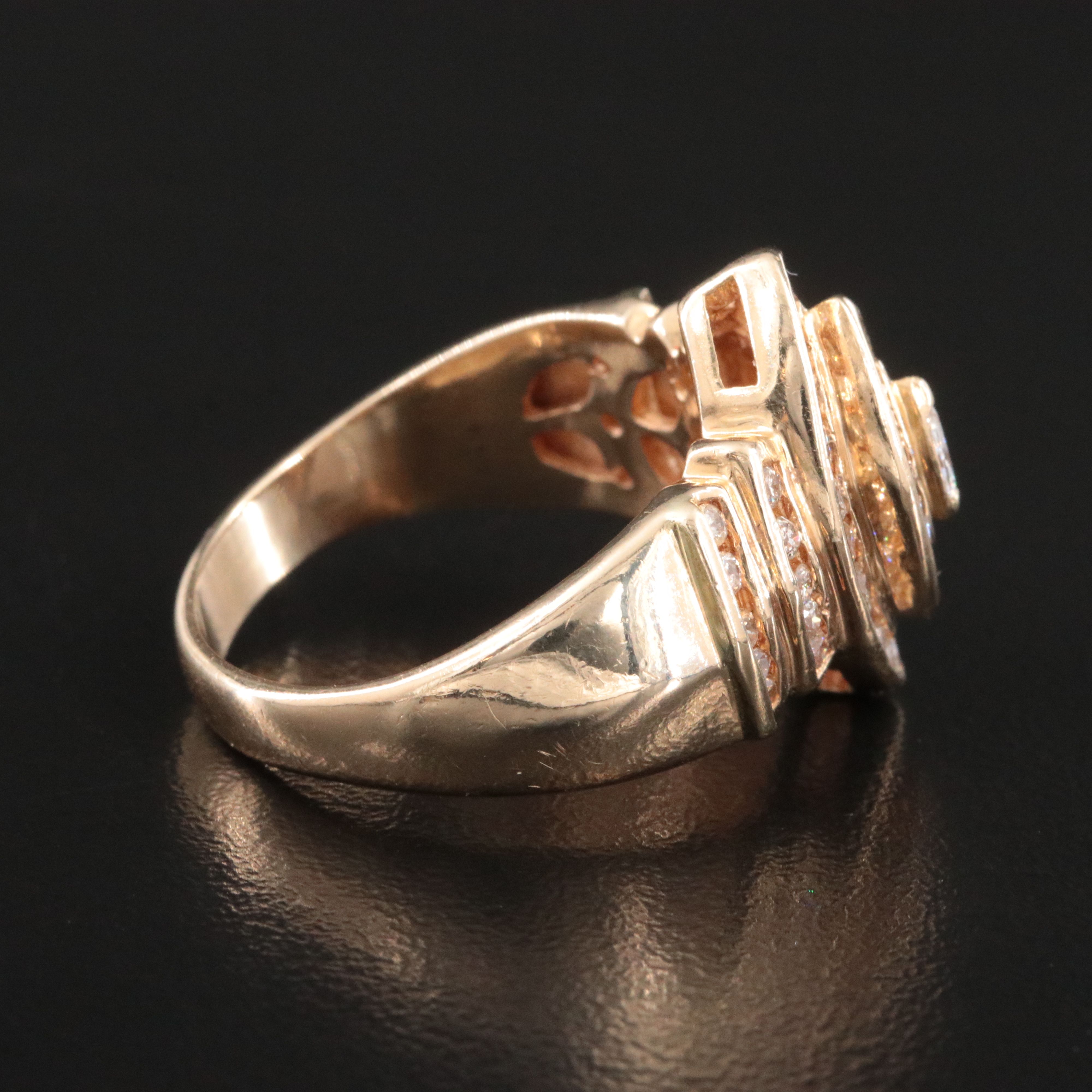 14K 1.00 CTW Diamond Ring