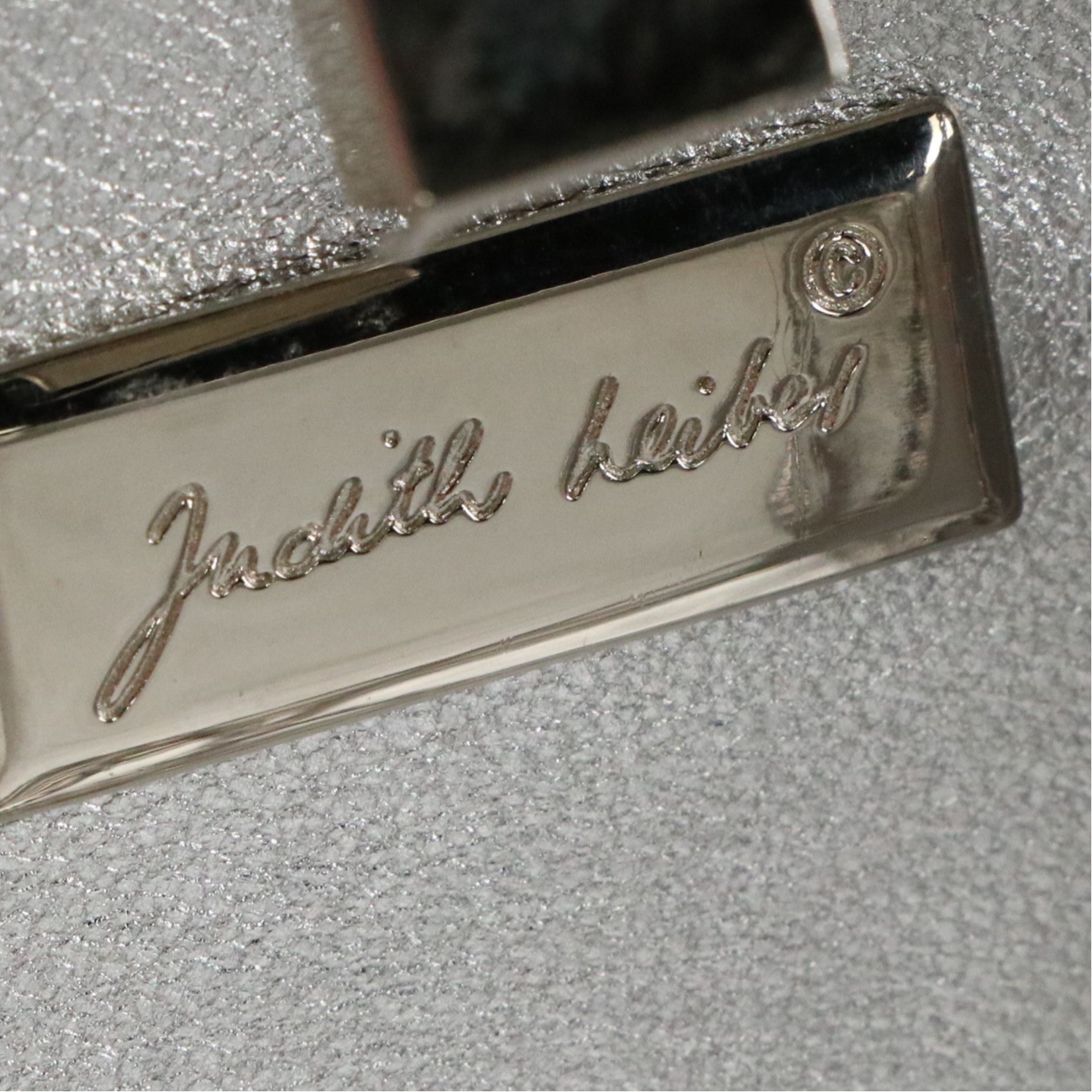 Judith Leiber Crystal Minaudière with Gemstone Clasp and Accessories