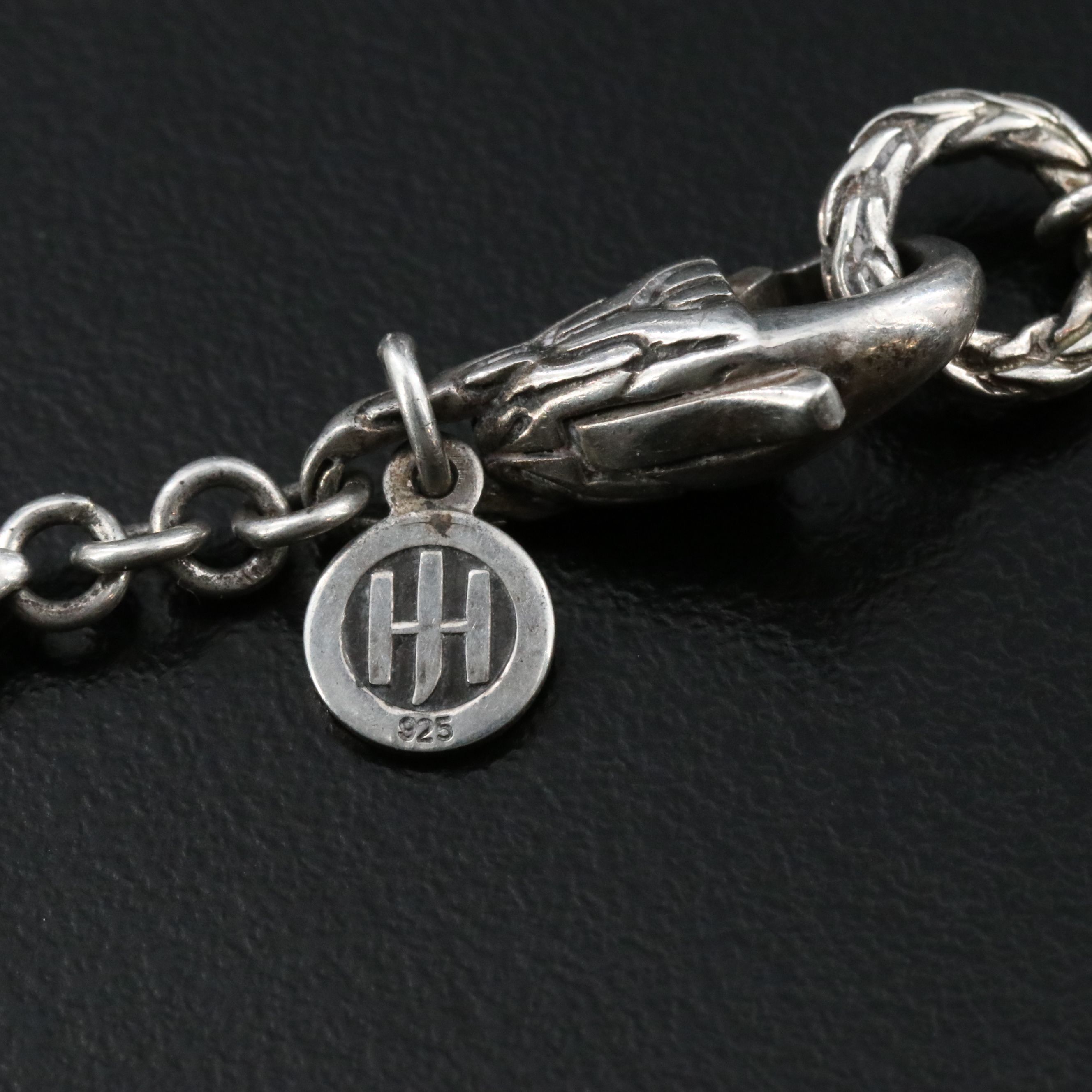 John Hardy Palu Sterling Hammered Disc Station Necklace