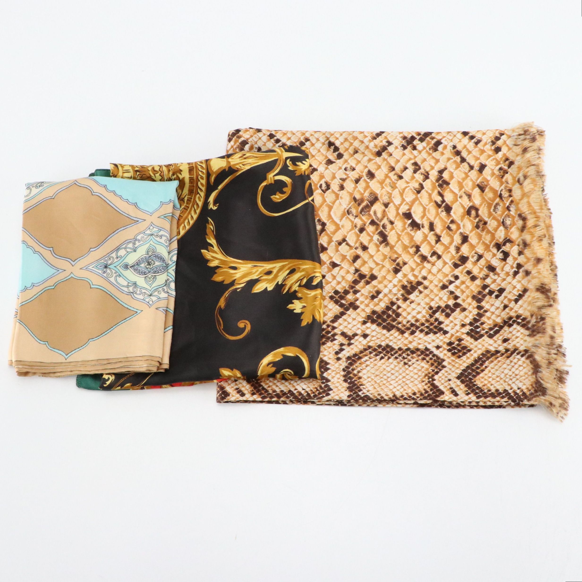 Doro/Saks Fifth Avenue and Givenchy Rectangle Scarves with Other Scarf