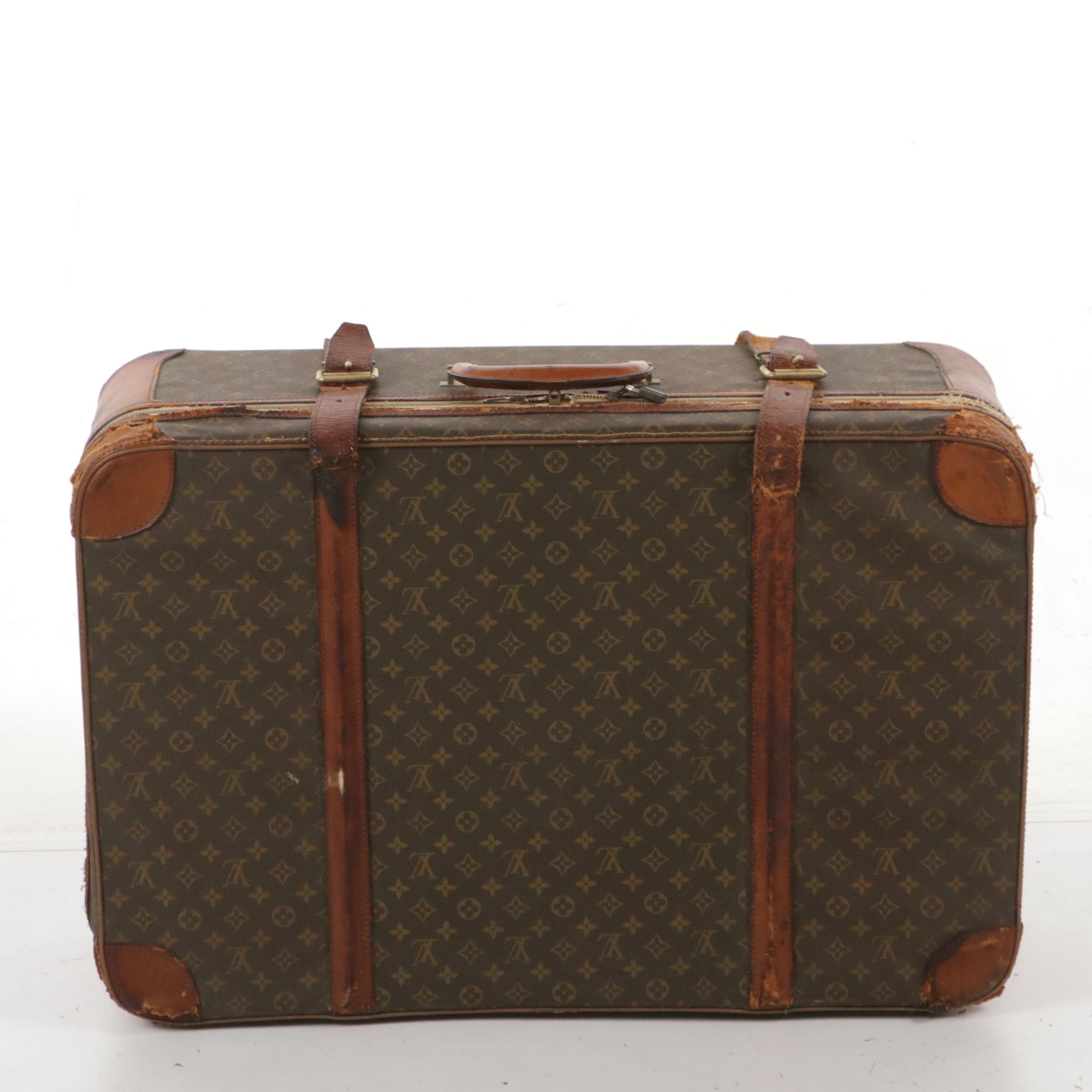 Louis Vuitton Vintage Stratos 80 Top Handle Suitcase in Monogram Canvas