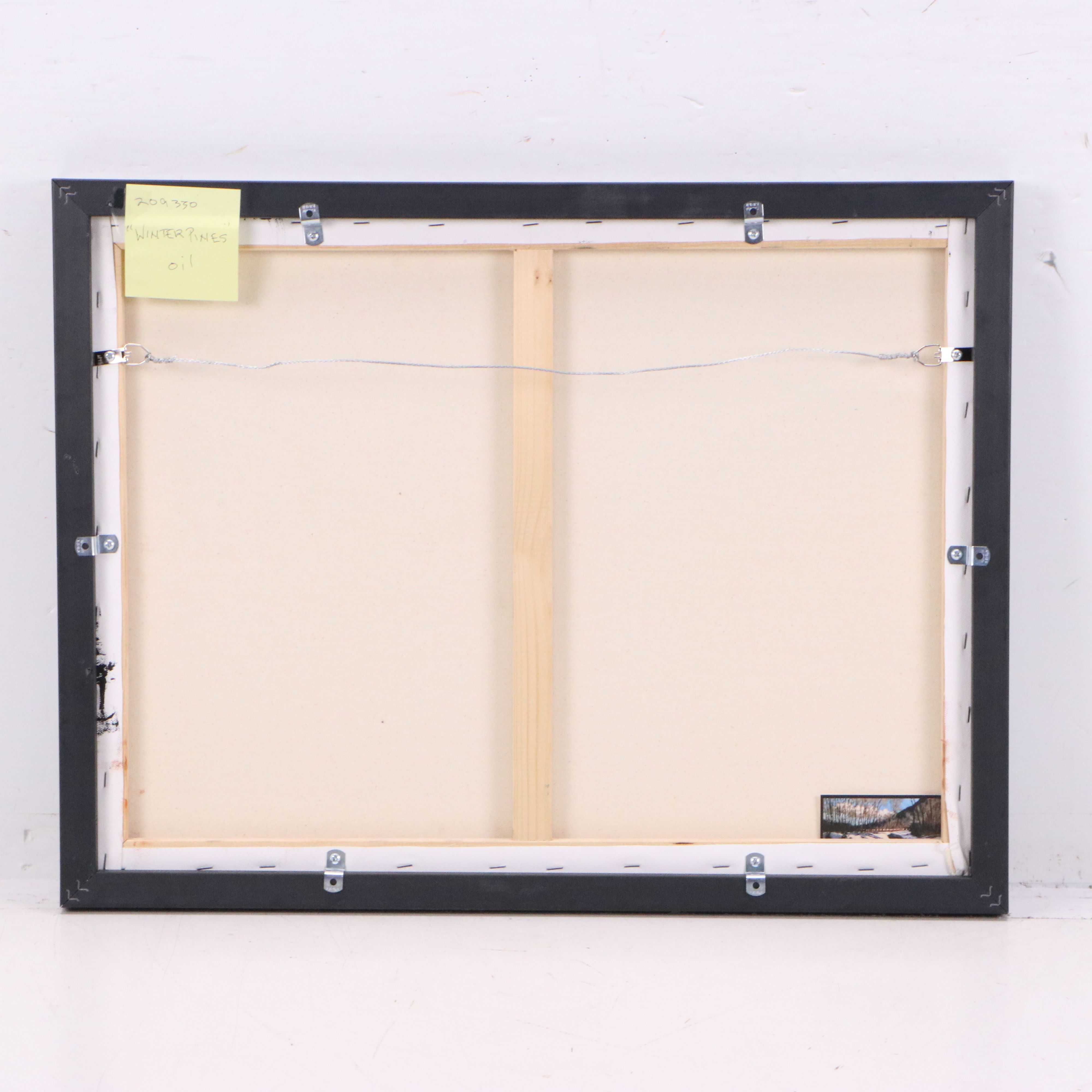 Jay Wilford Oil Painting "Winter Pines," 21st Century