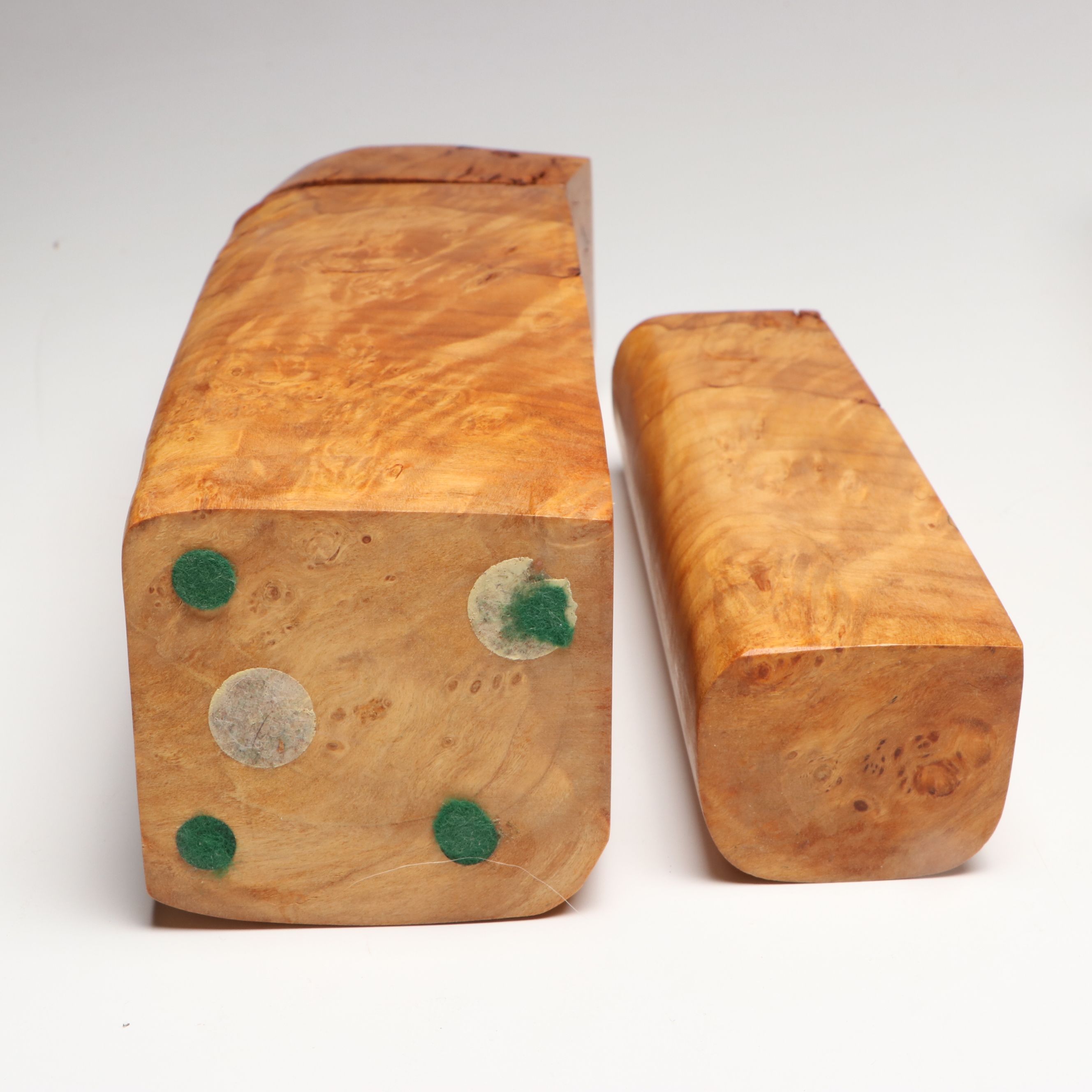 Michael Elkan Stacking Burl Wood Vessels