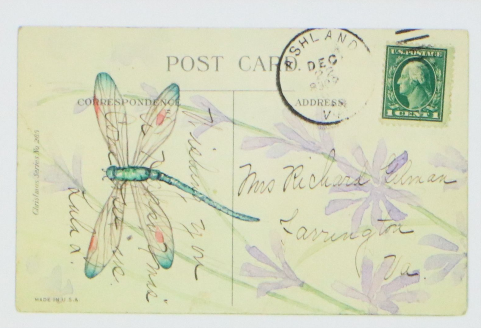 Offset Lithograph After Nancy S. Pallan "Postcard Dragonfly III," 21st Century