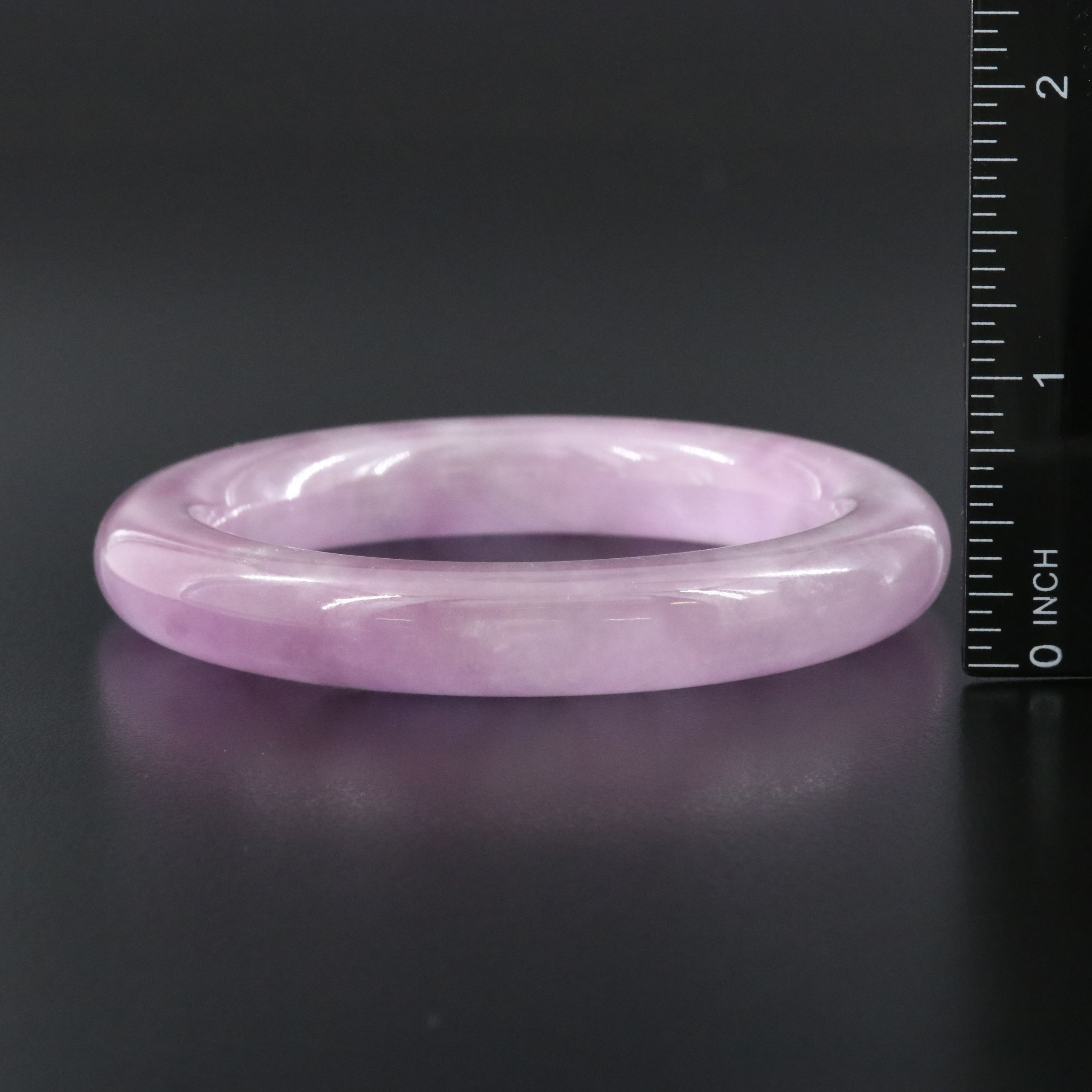 Jadeite Hololith Bangle Bracelet