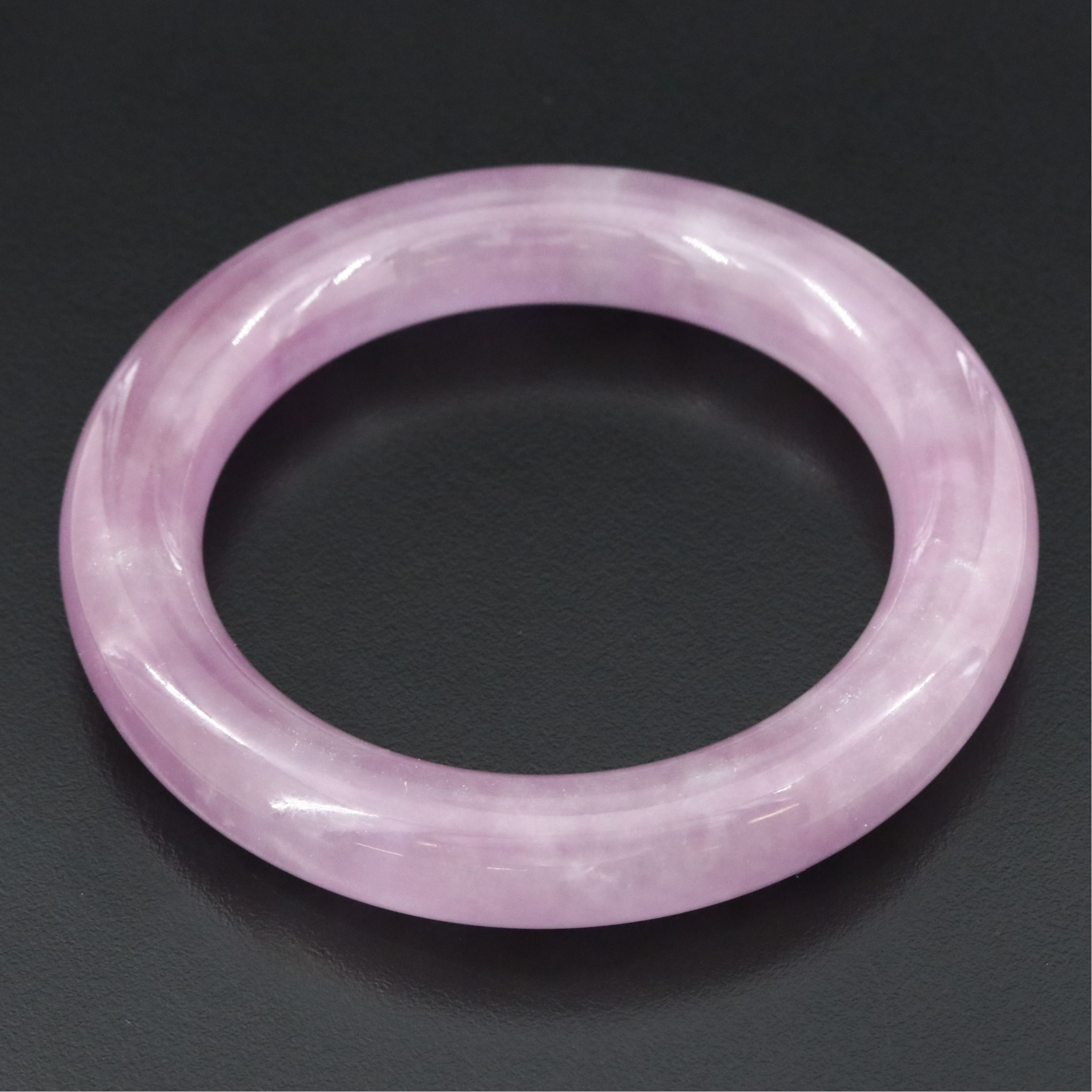 Jadeite Hololith Bangle Bracelet