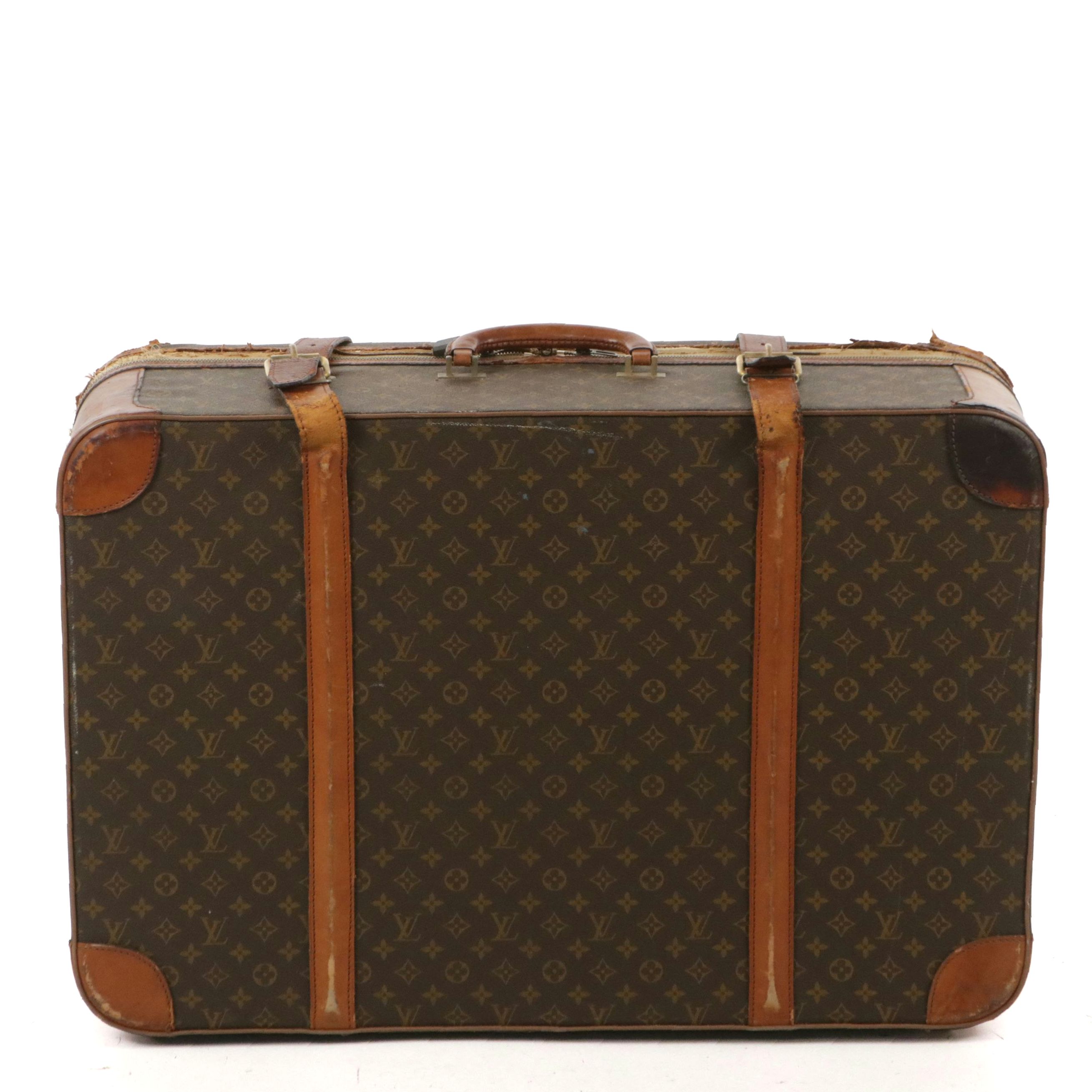 Louis Vuitton Vintage Stratos 80 Top Handle Suitcase in Monogram Canvas