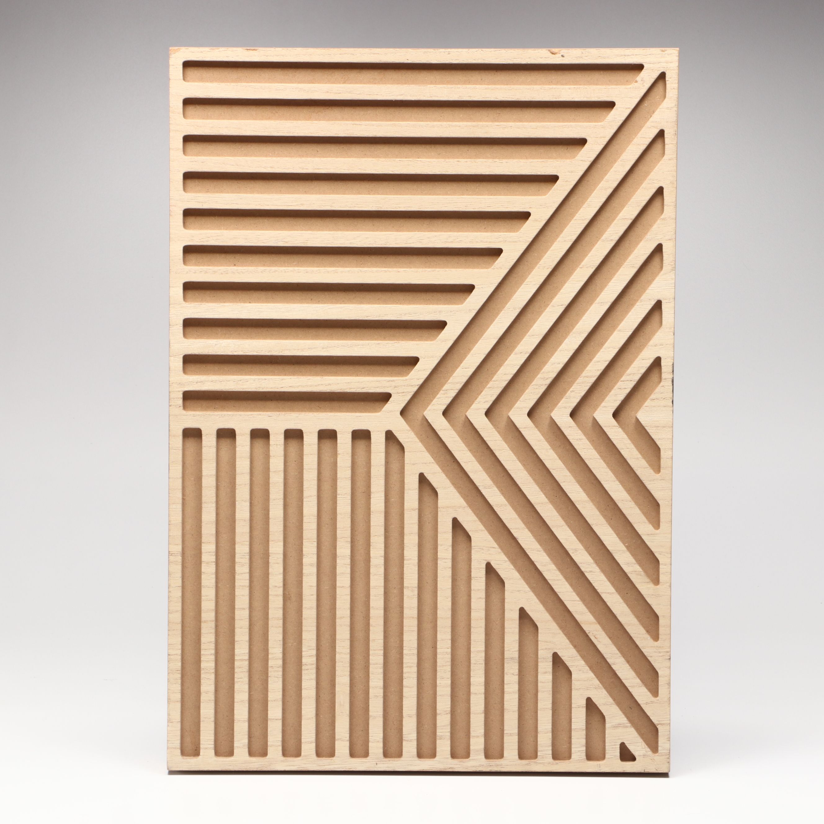 Minimalist Style Geometric Wooden Wall Art Panels