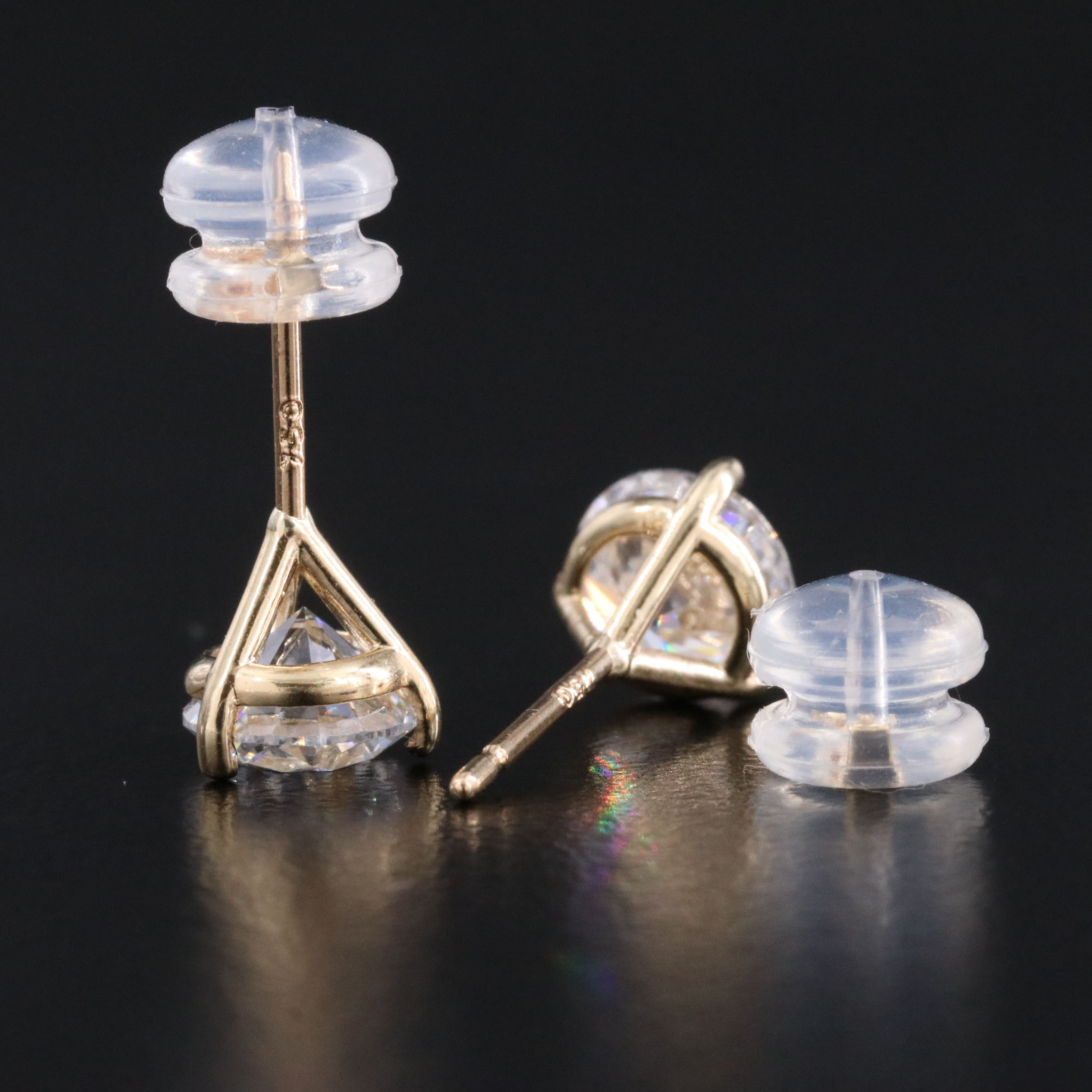 18K 2.0 CTW Lab Grown Diamond Stud Earrings