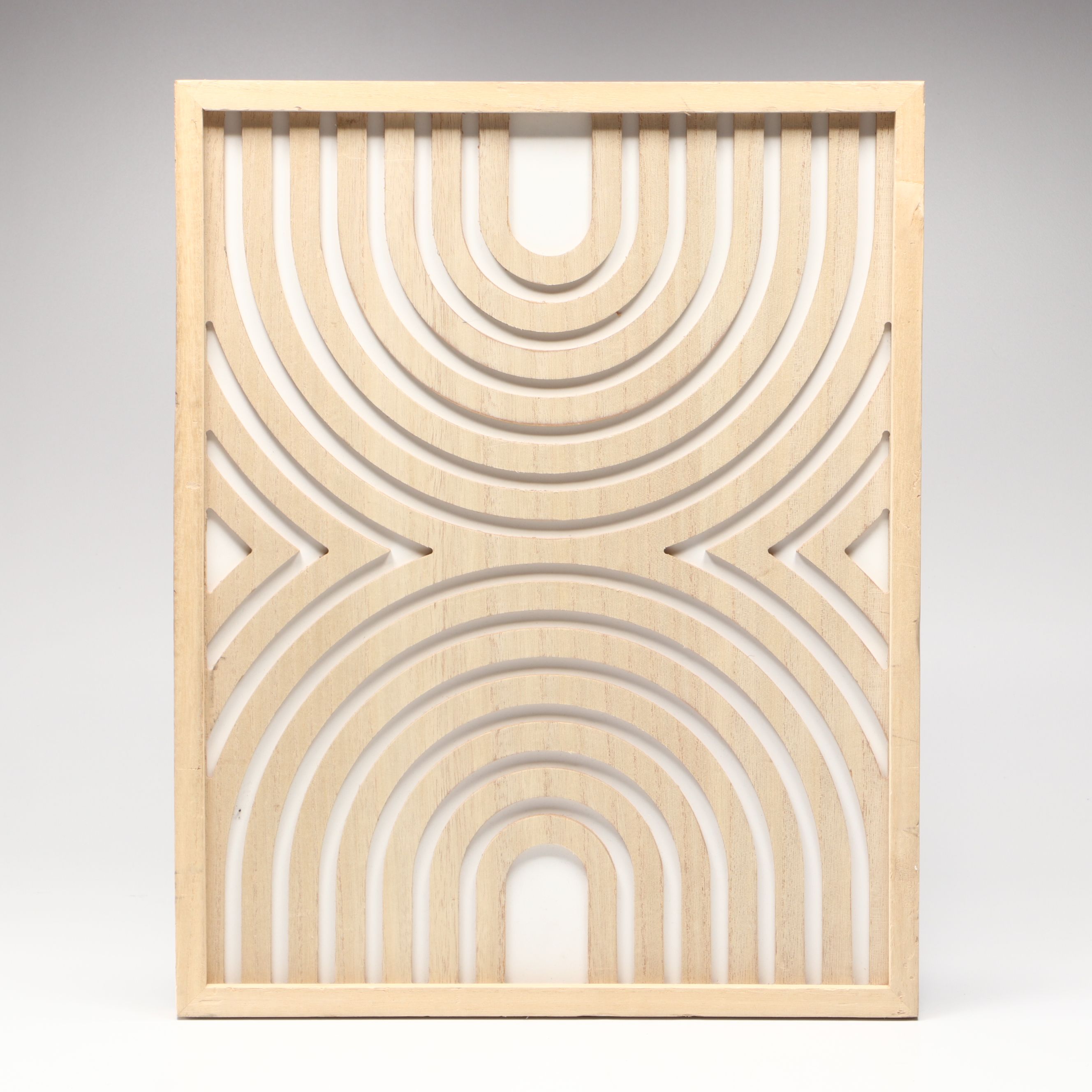 Minimalist Style Geometric Wooden Wall Art Panels