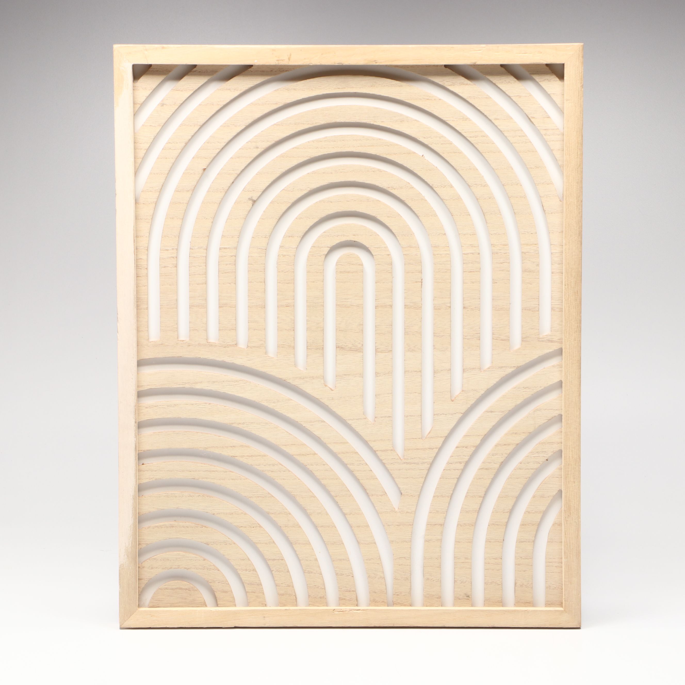 Minimalist Style Geometric Wooden Wall Art Panels