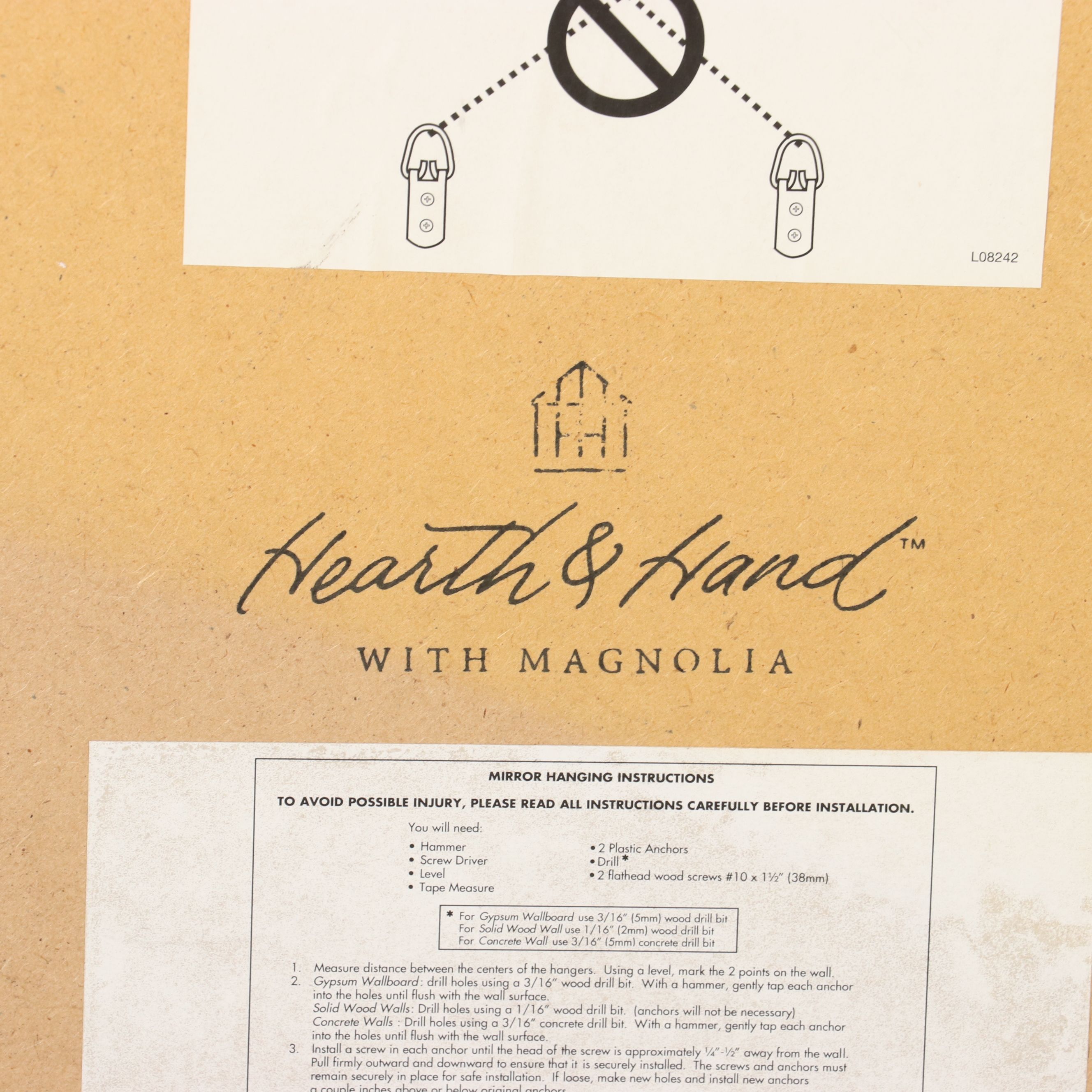 Hearth & Hand with Magnolia Minimalist Round Wall Mirror