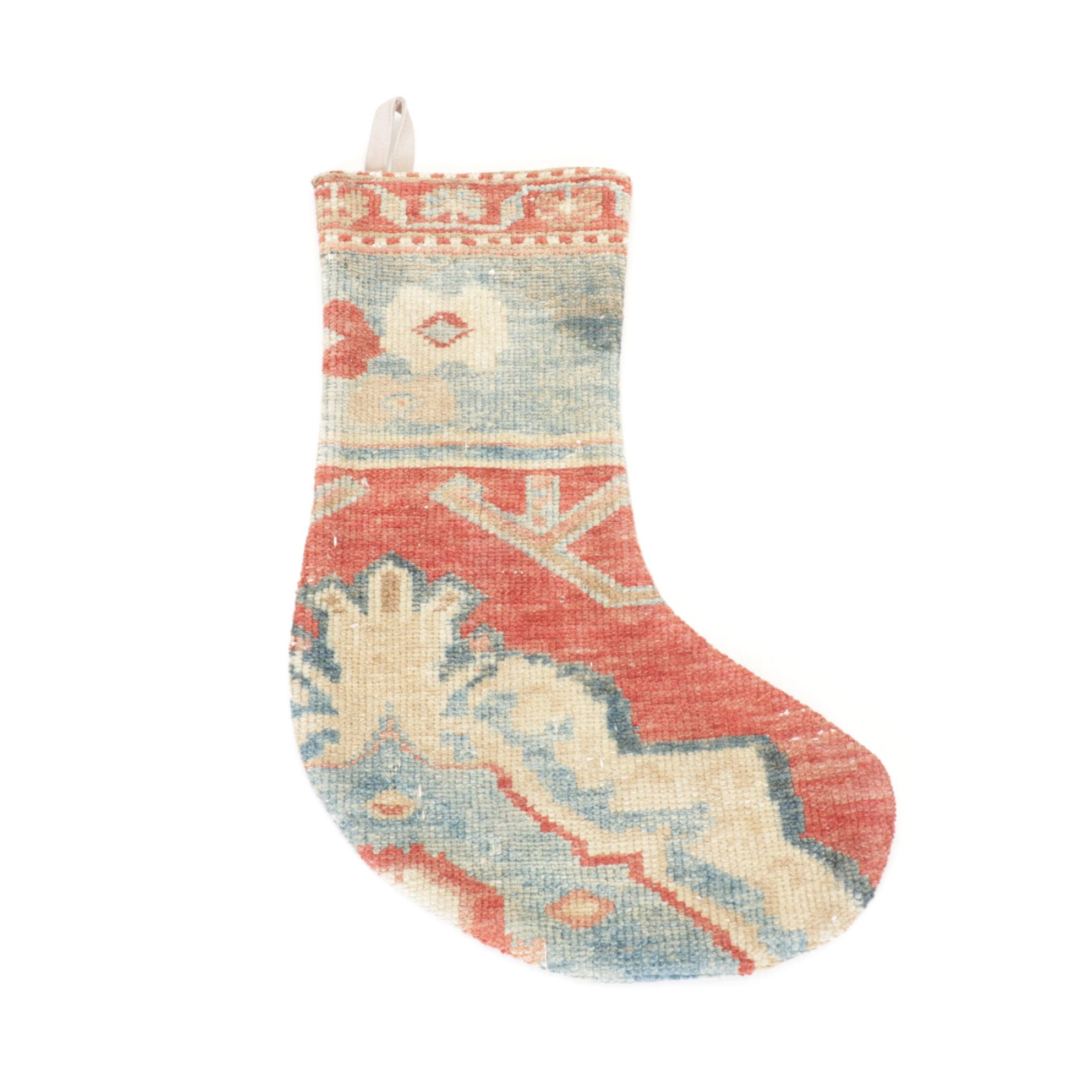 Handcrafted Turkish Rug Christmas Stockings