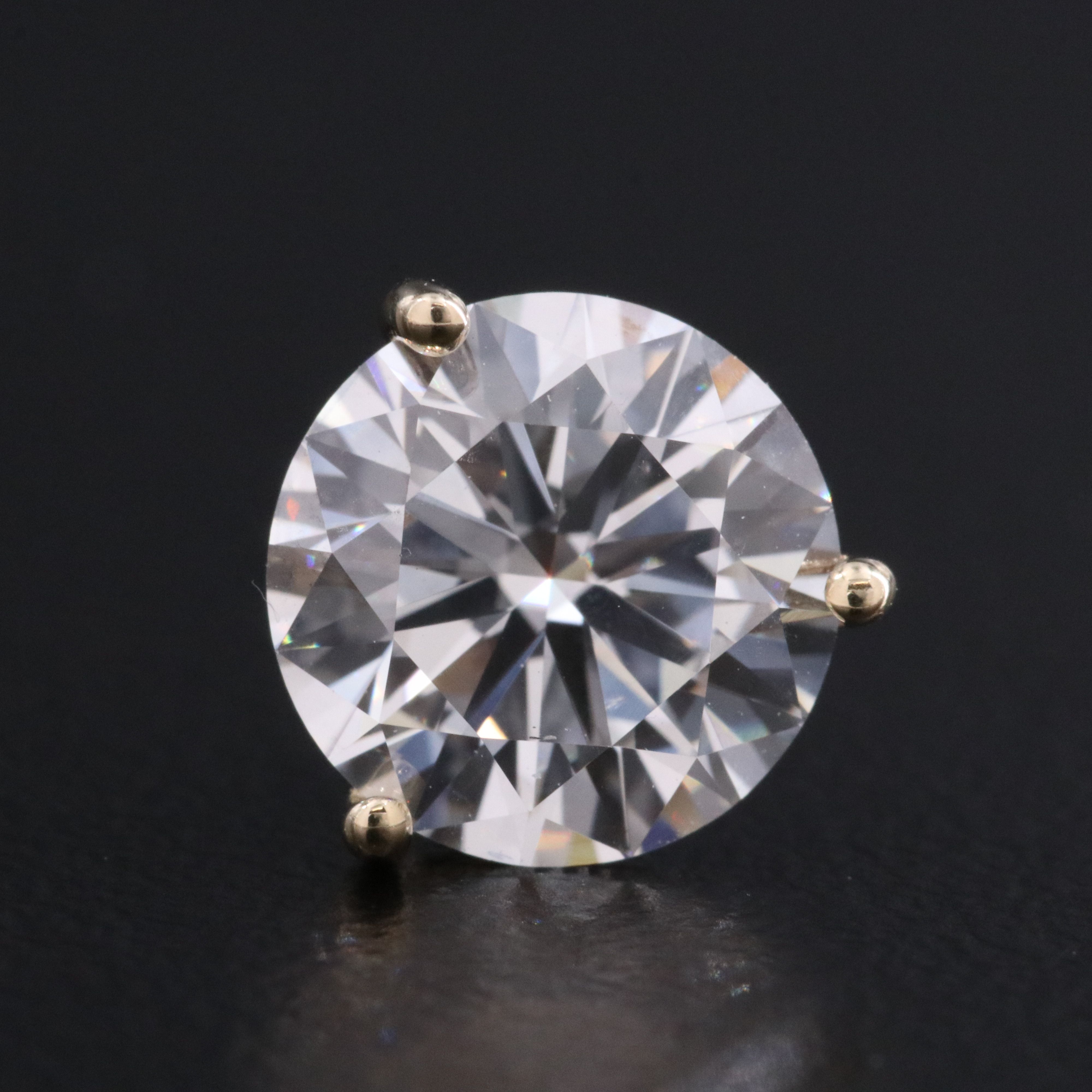 14K 4.00 CTW Lab Grown Diamond Stud Earrings