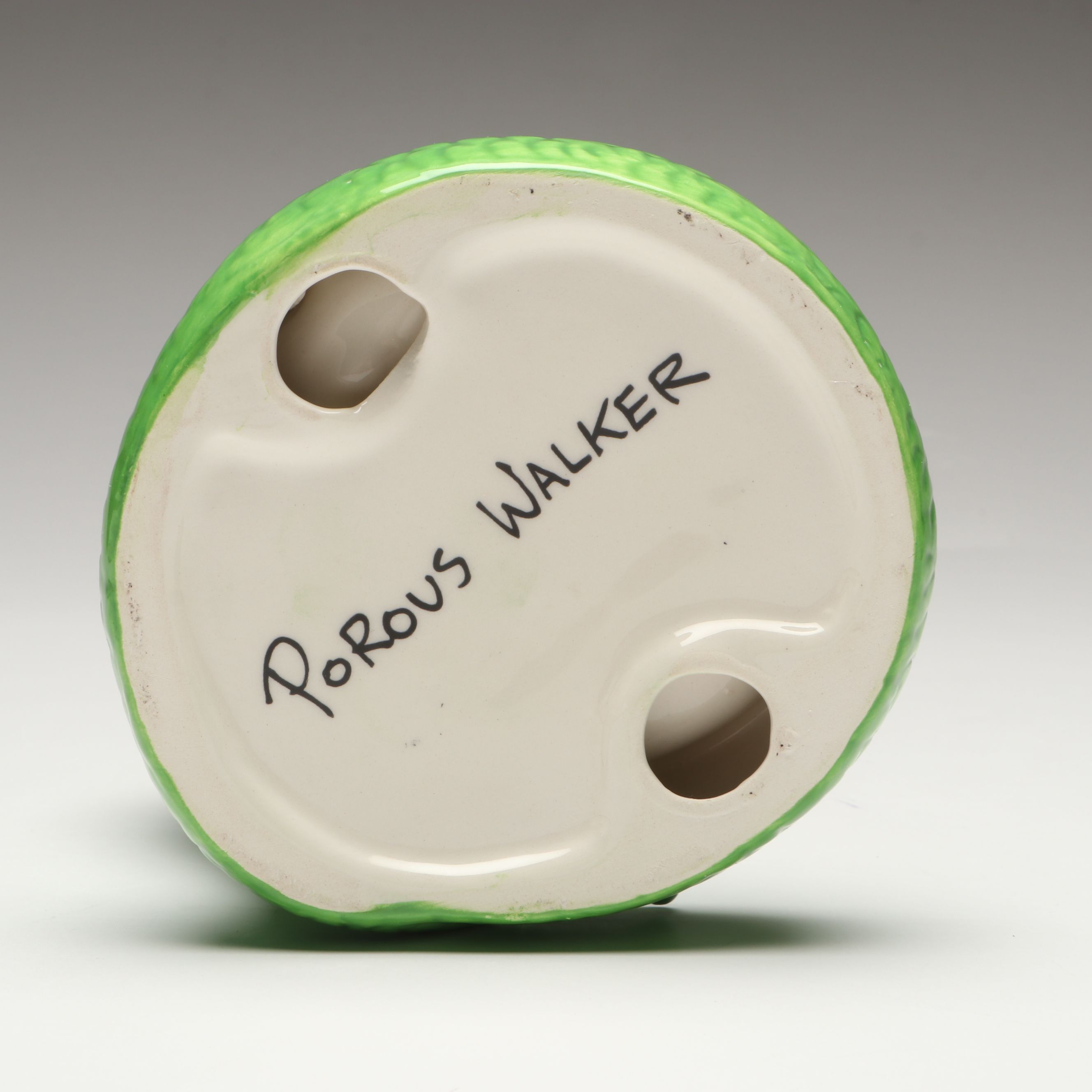 Porous Walker "Nobra" Hand-Painted Ceramic Cobra Ashtray