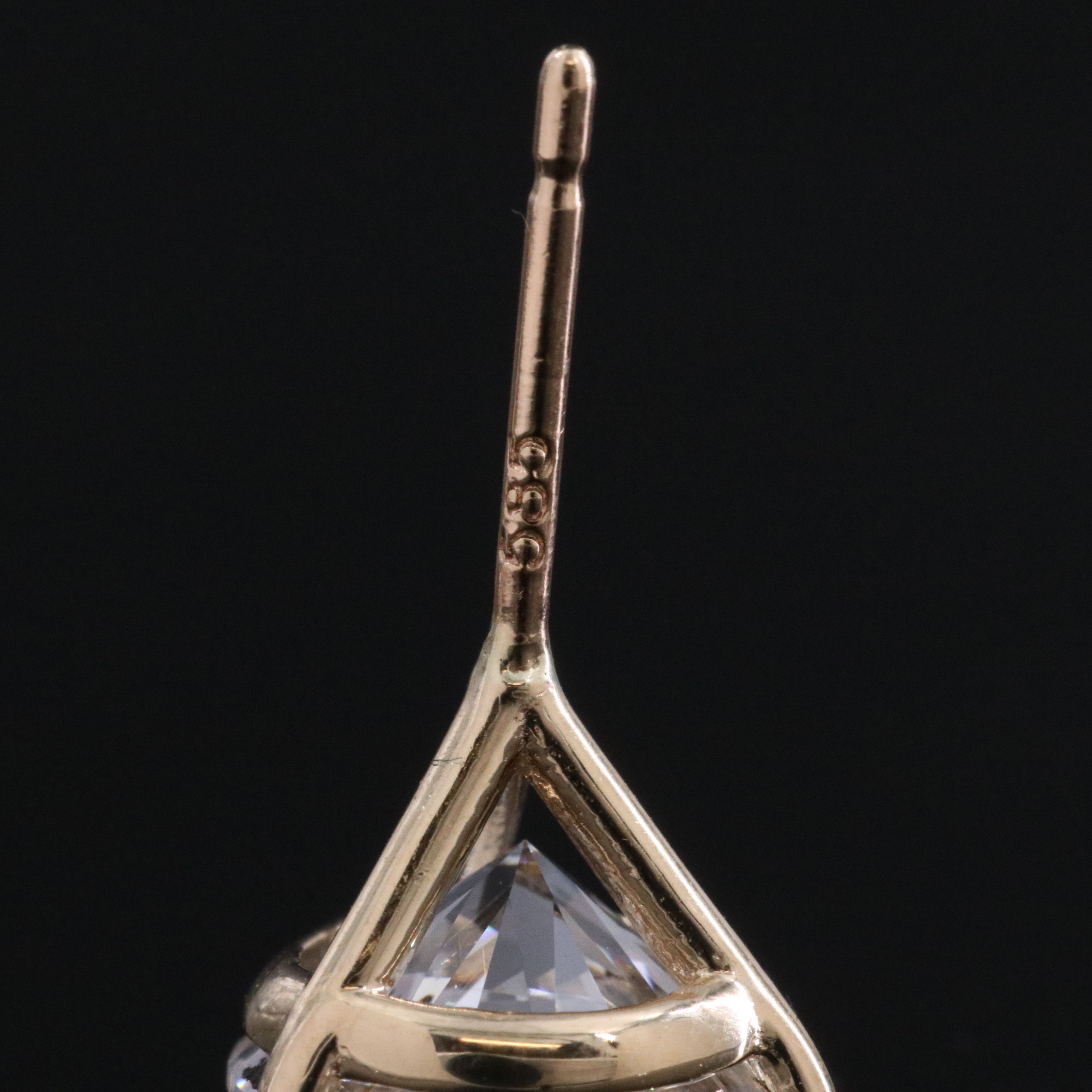 14K 4.00 CTW Lab Grown Diamond Stud Earrings