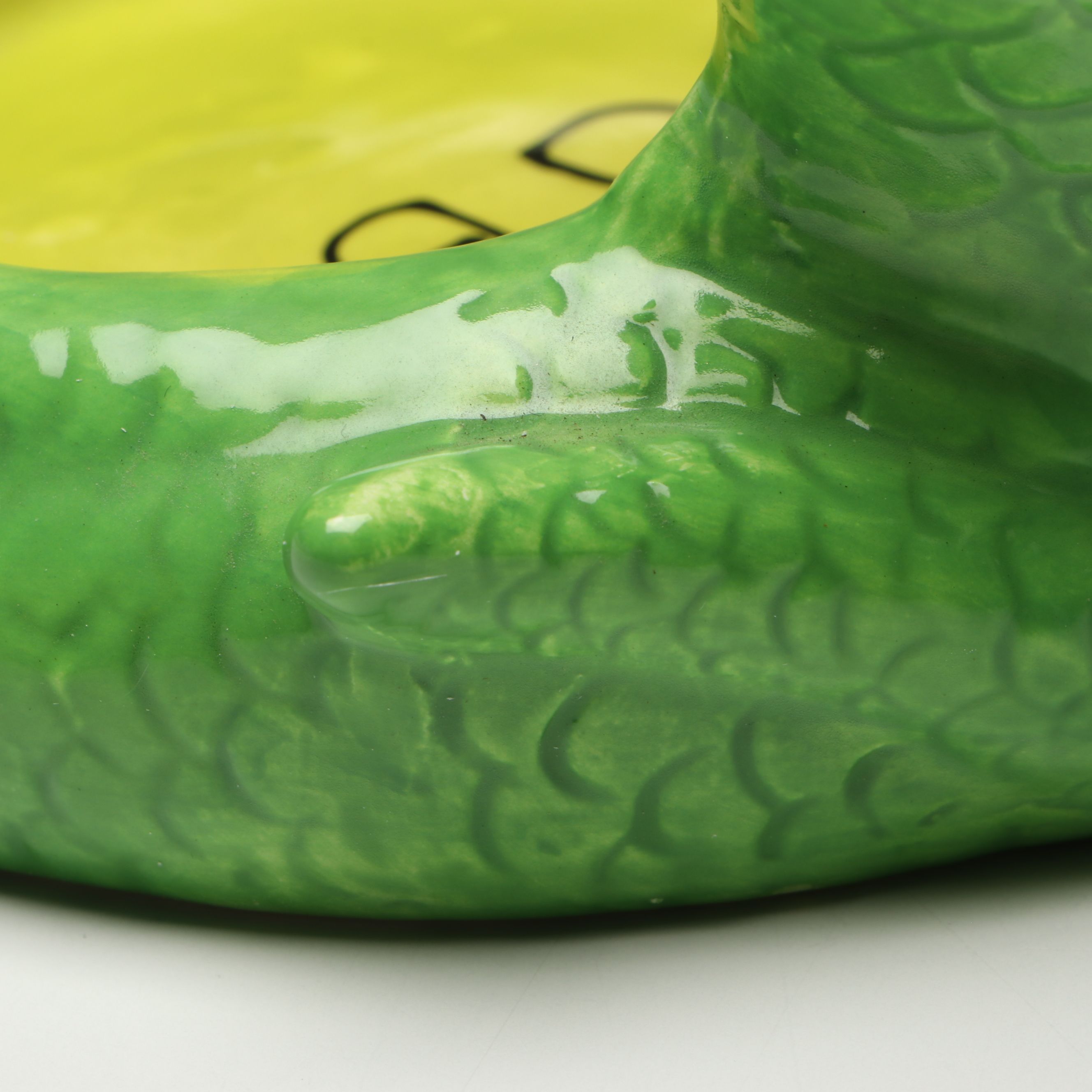 Porous Walker "Nobra" Hand-Painted Ceramic Cobra Ashtray
