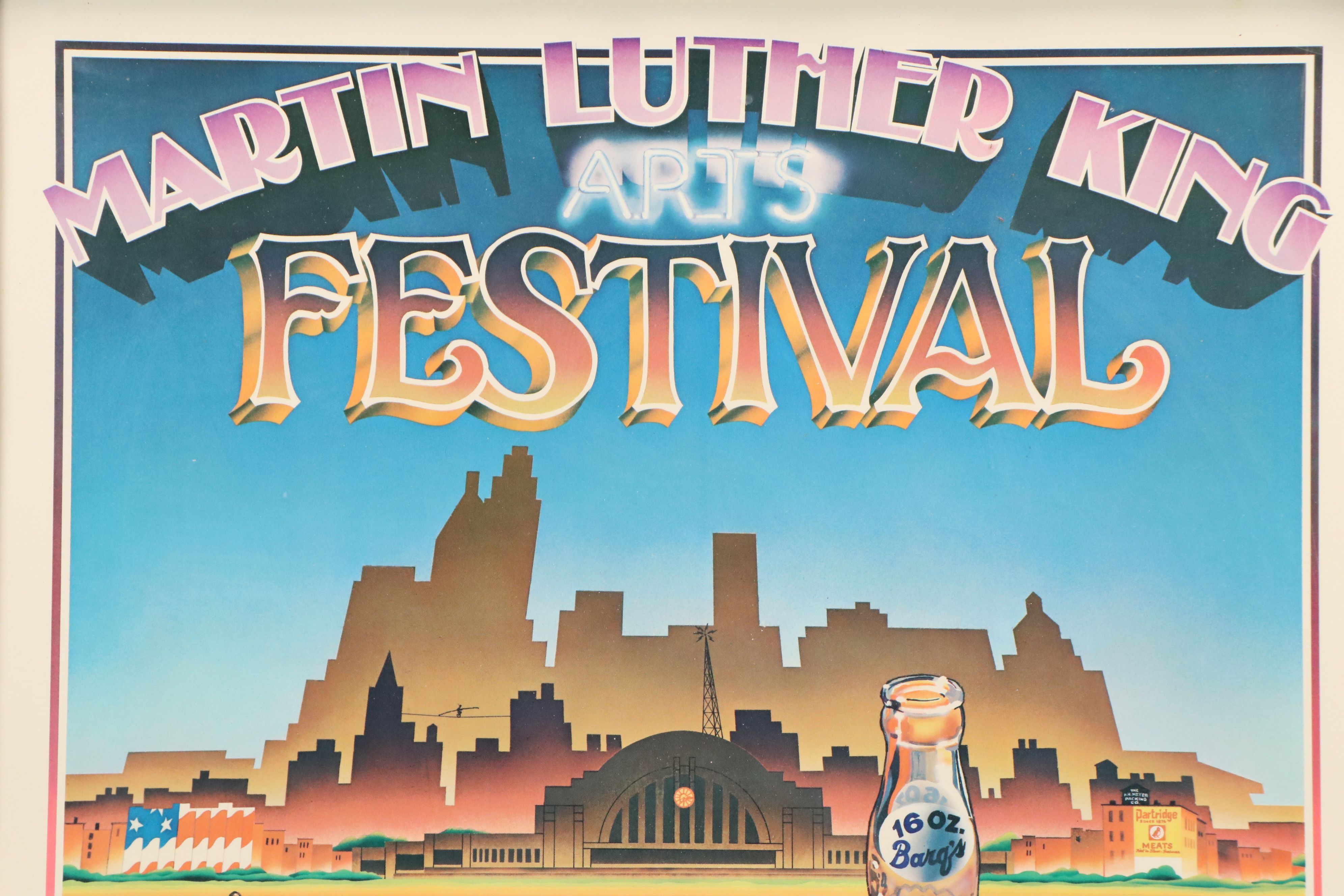 Duane Orlemann Poster "Martin Luther King Arts Festival," 1976