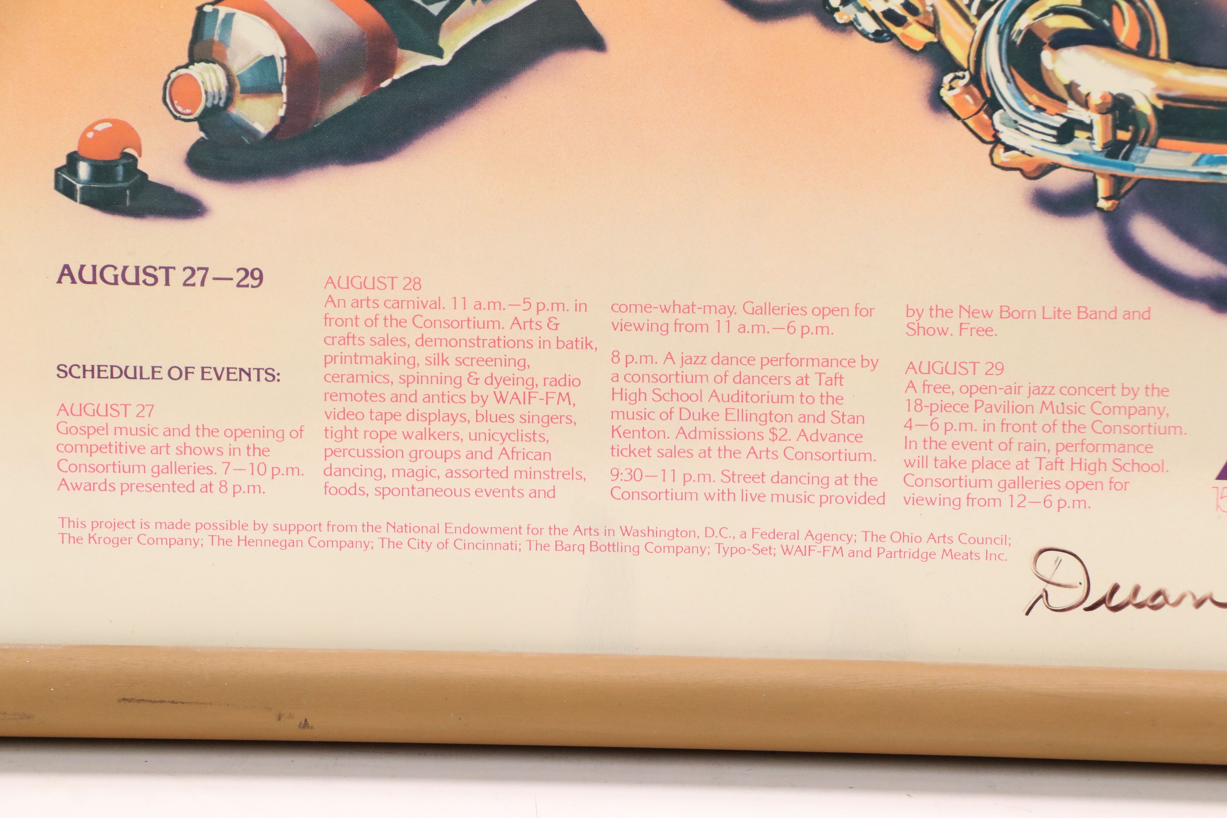 Duane Orlemann Poster "Martin Luther King Arts Festival," 1976