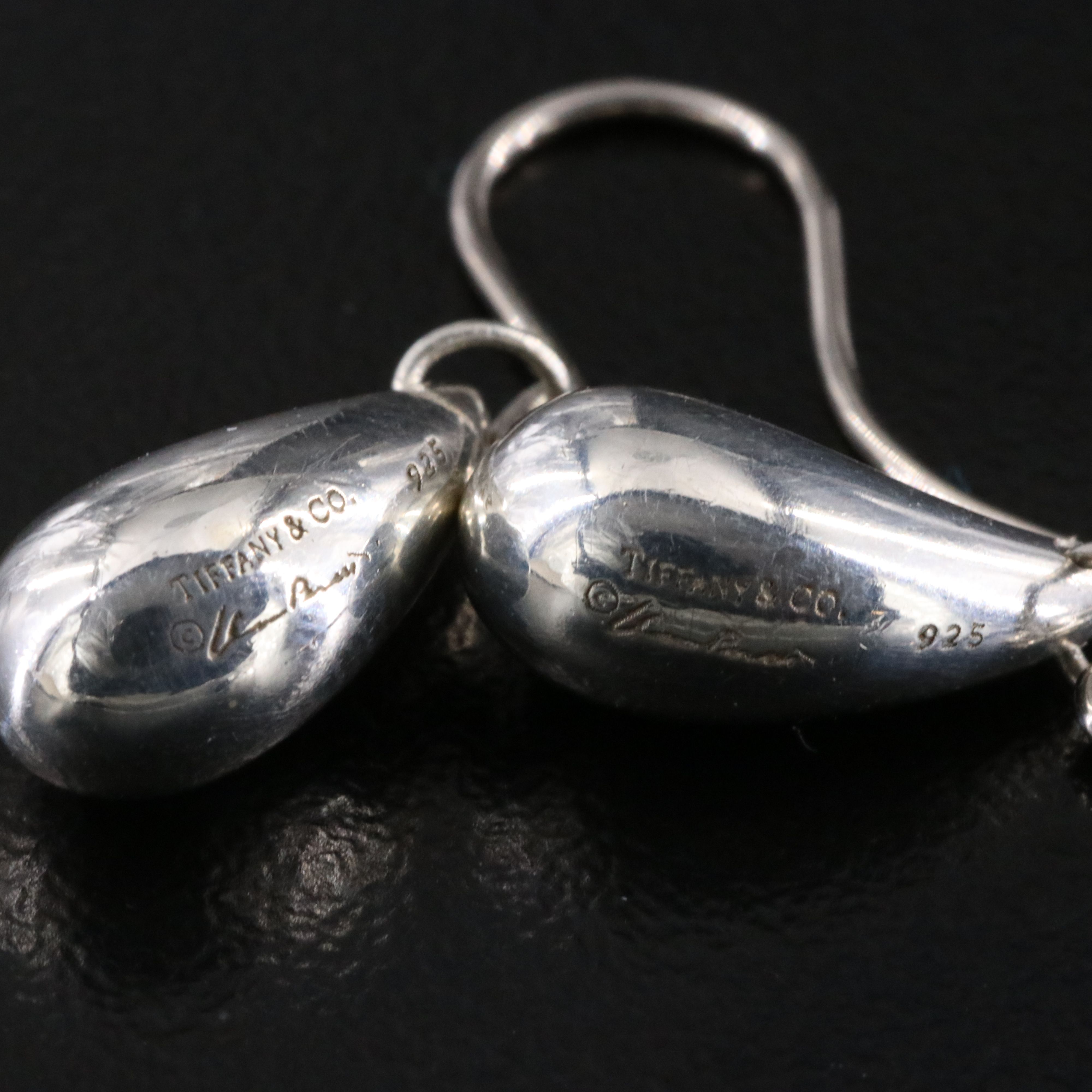 Elsa Peretti for Tiffany & Co. Sterling Teardrop Earrings