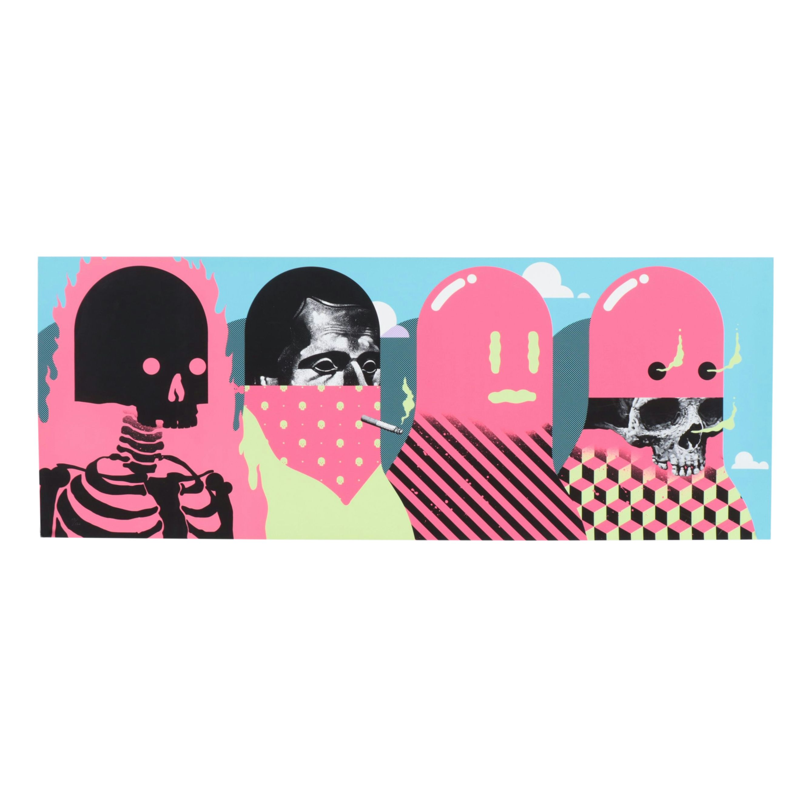 Michael Reeder Gicleé "Cyber Bandits: Genesis," 2022