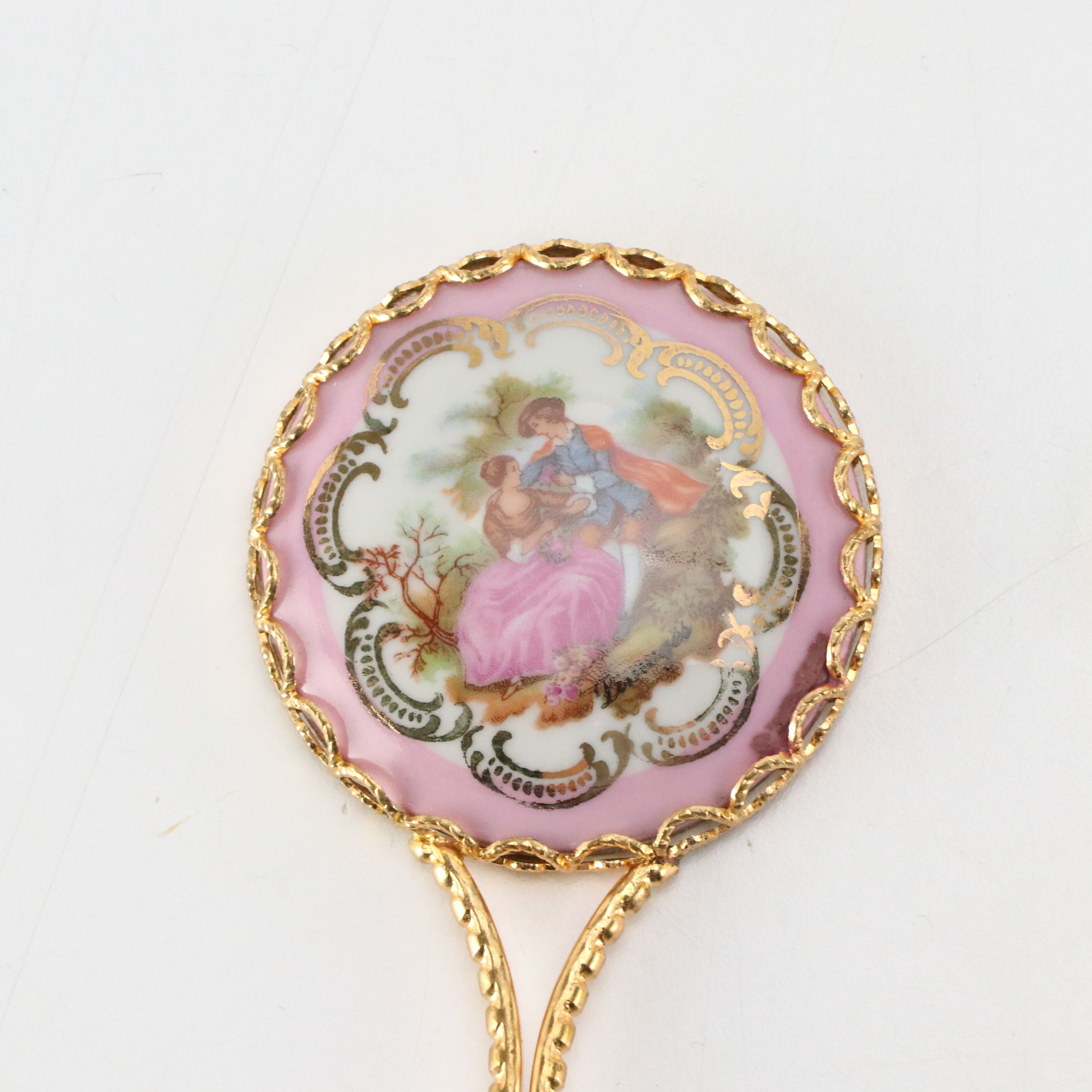 Les Bernard Gilt Metal Belt with Barrette Collection and More Items