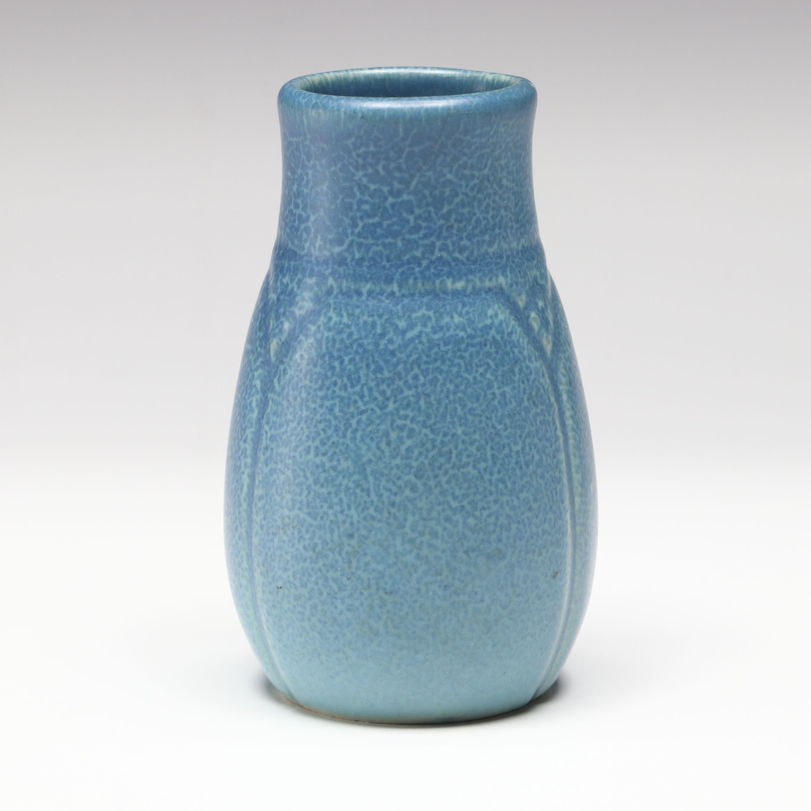 Rookwood Pottery Blue Art Nouveau Production Vase, 1915