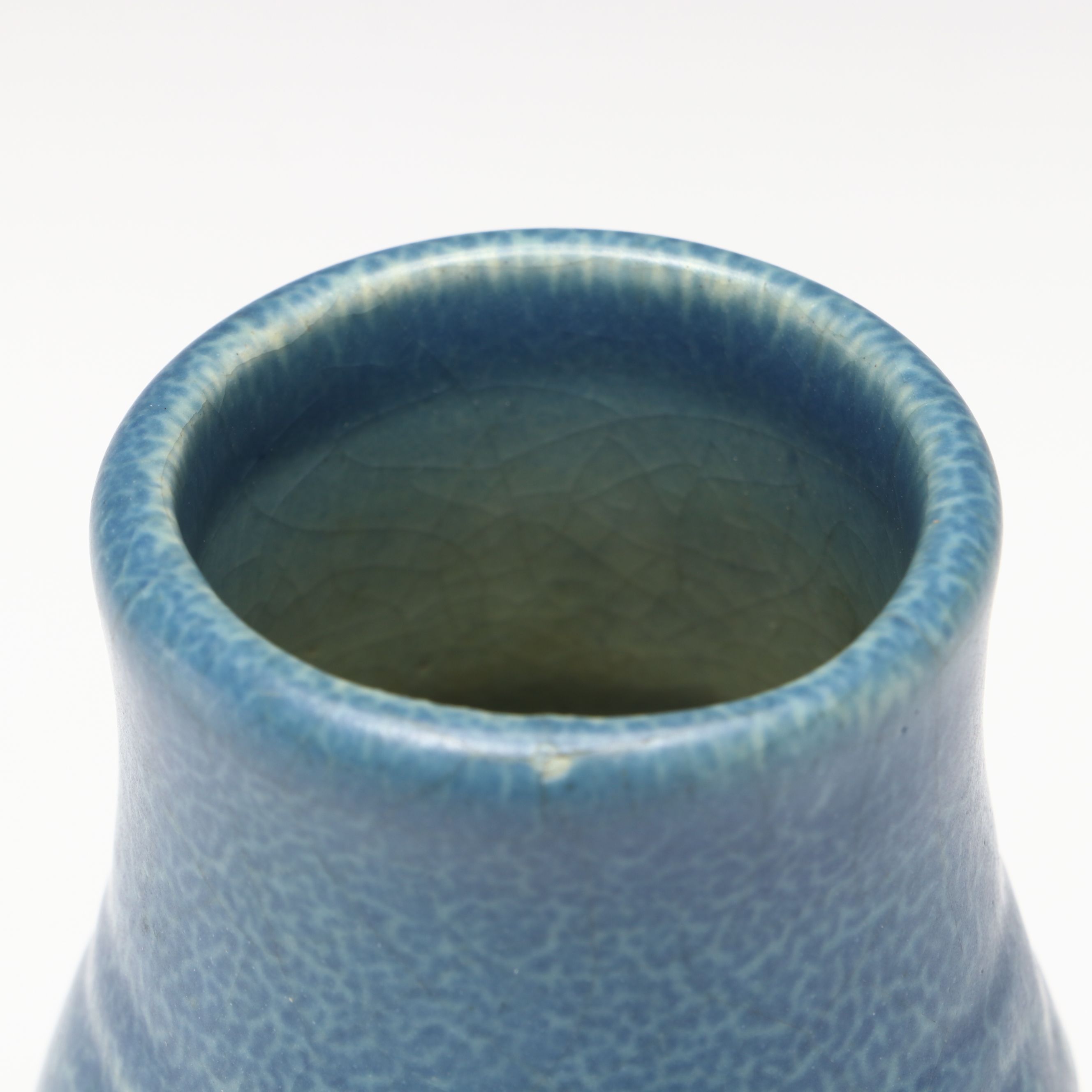 Rookwood Pottery Blue Art Nouveau Production Vase, 1915