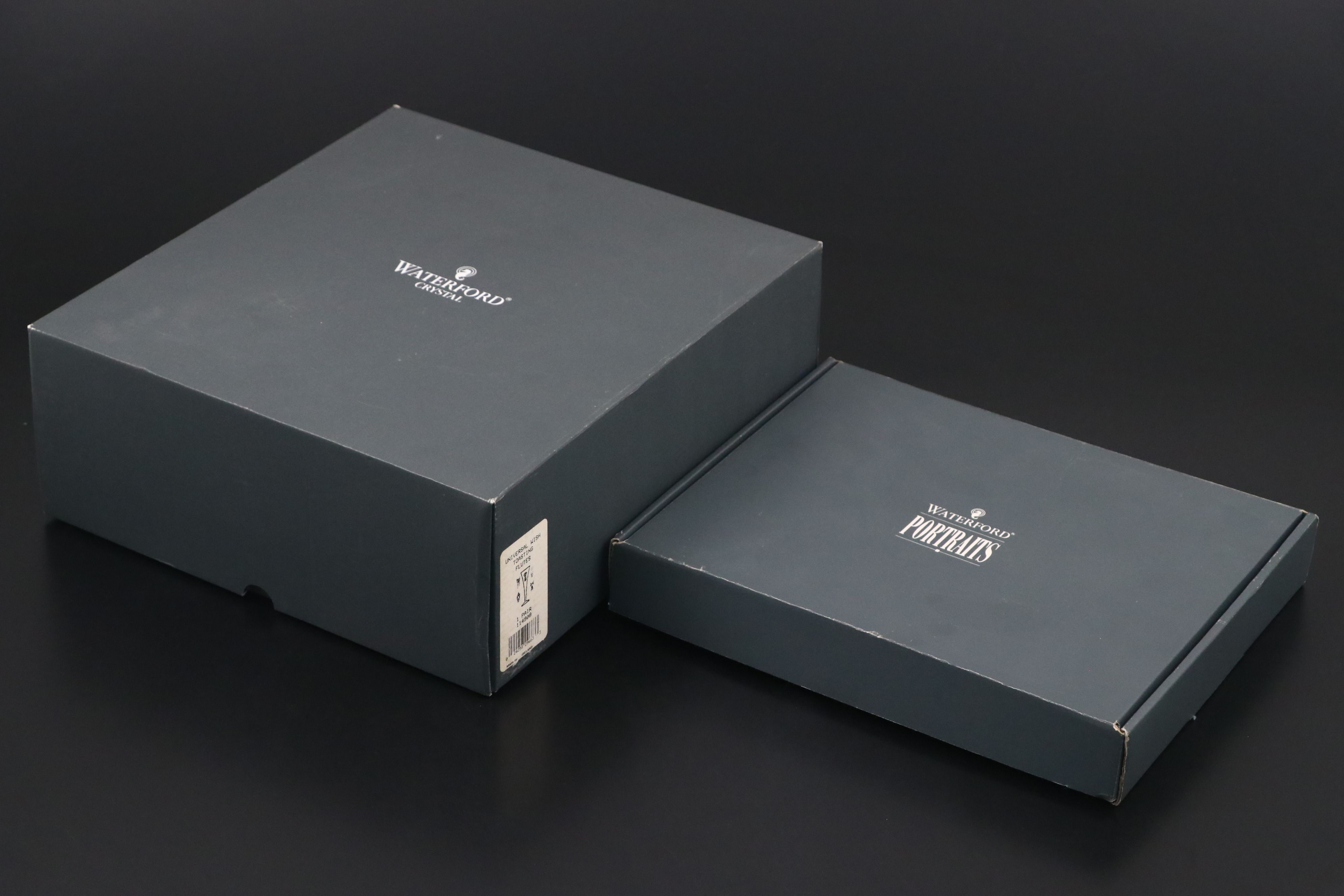 Waterford "Millennium Series: Happiness" Toasting Flutes and Other Crystal Décor