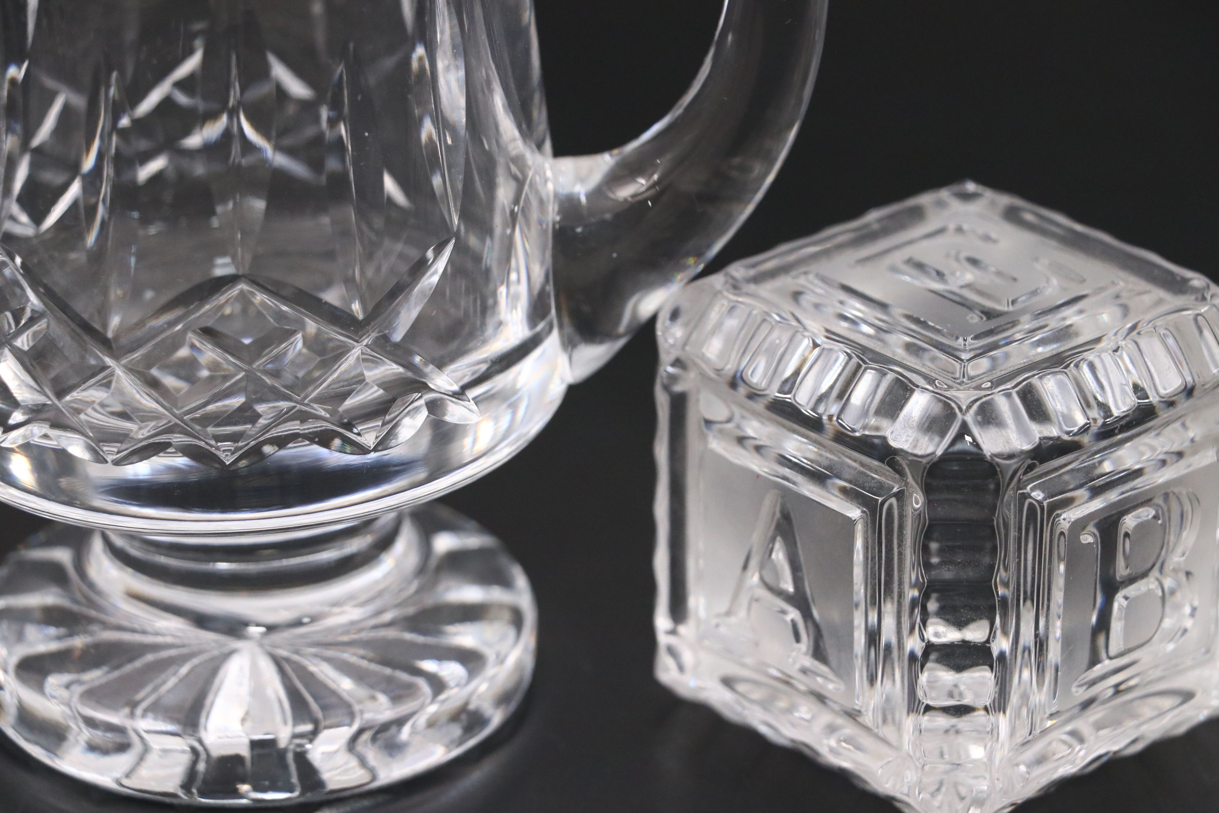 Waterford "Millennium Series: Happiness" Toasting Flutes and Other Crystal Décor