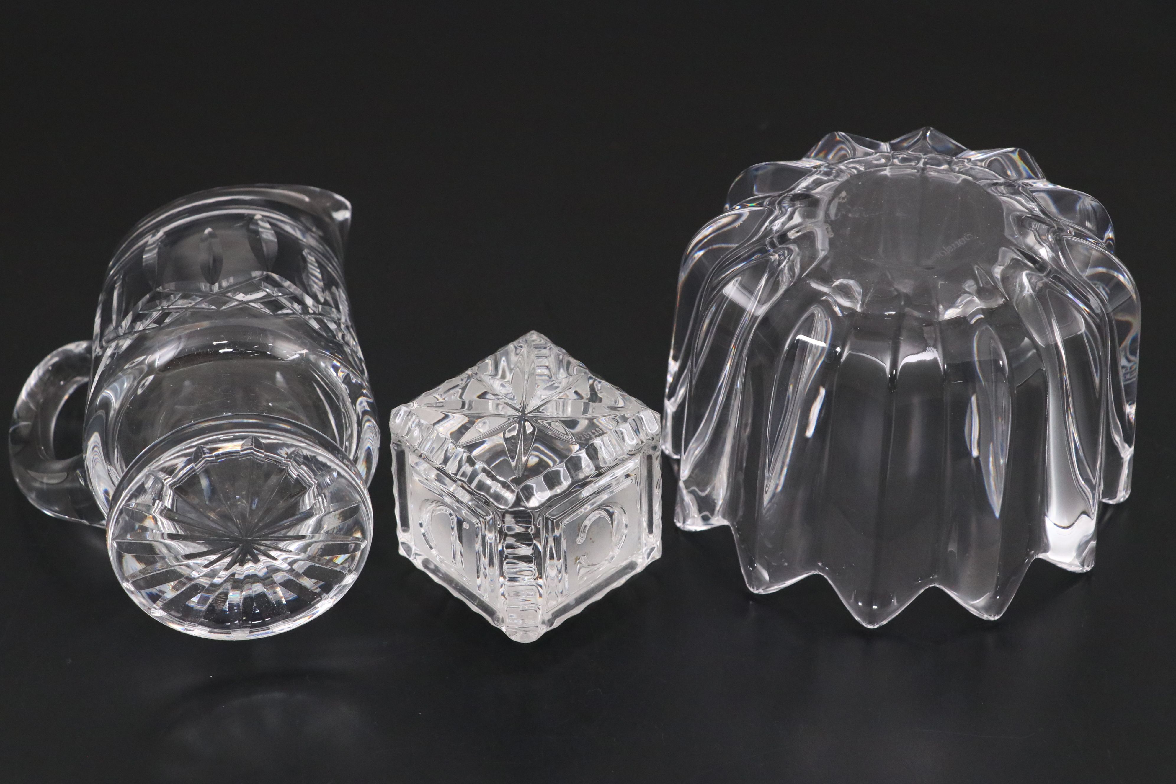 Waterford "Millennium Series: Happiness" Toasting Flutes and Other Crystal Décor