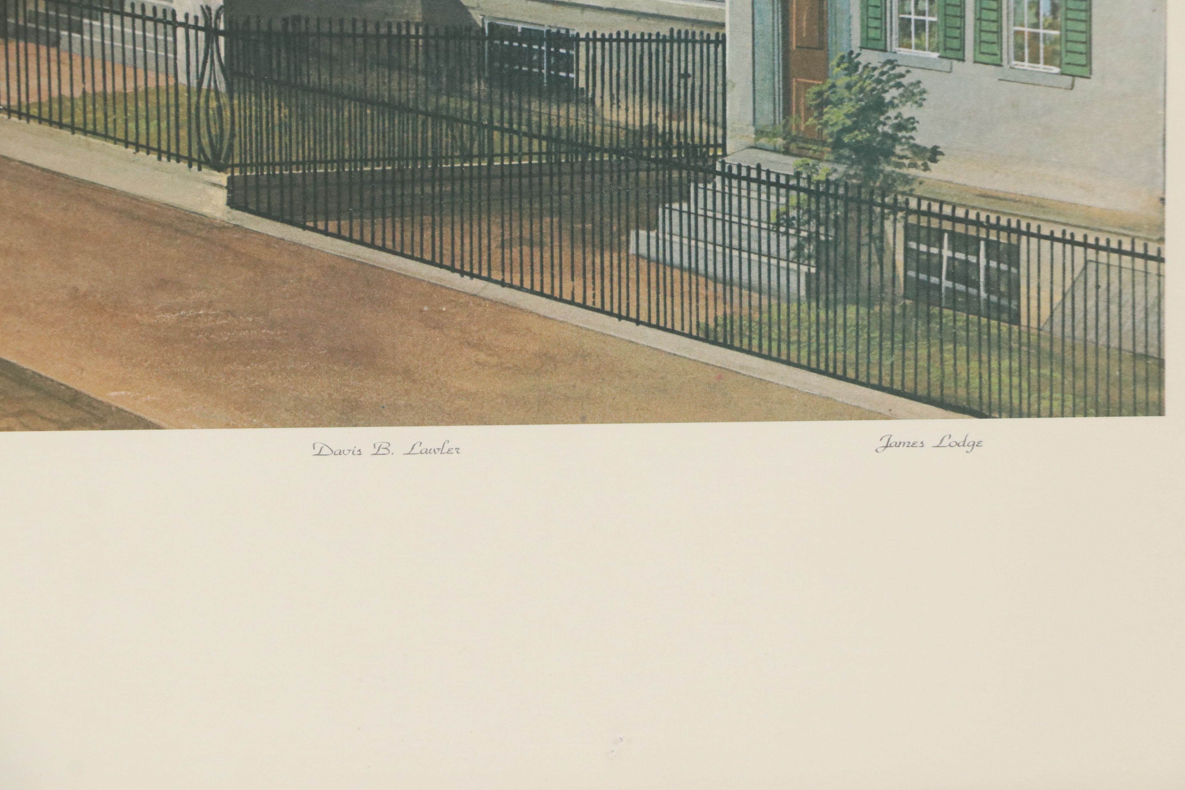 After John Caspar Wild Offset Lithograph "Cincinnati 1835...", Circa 2000