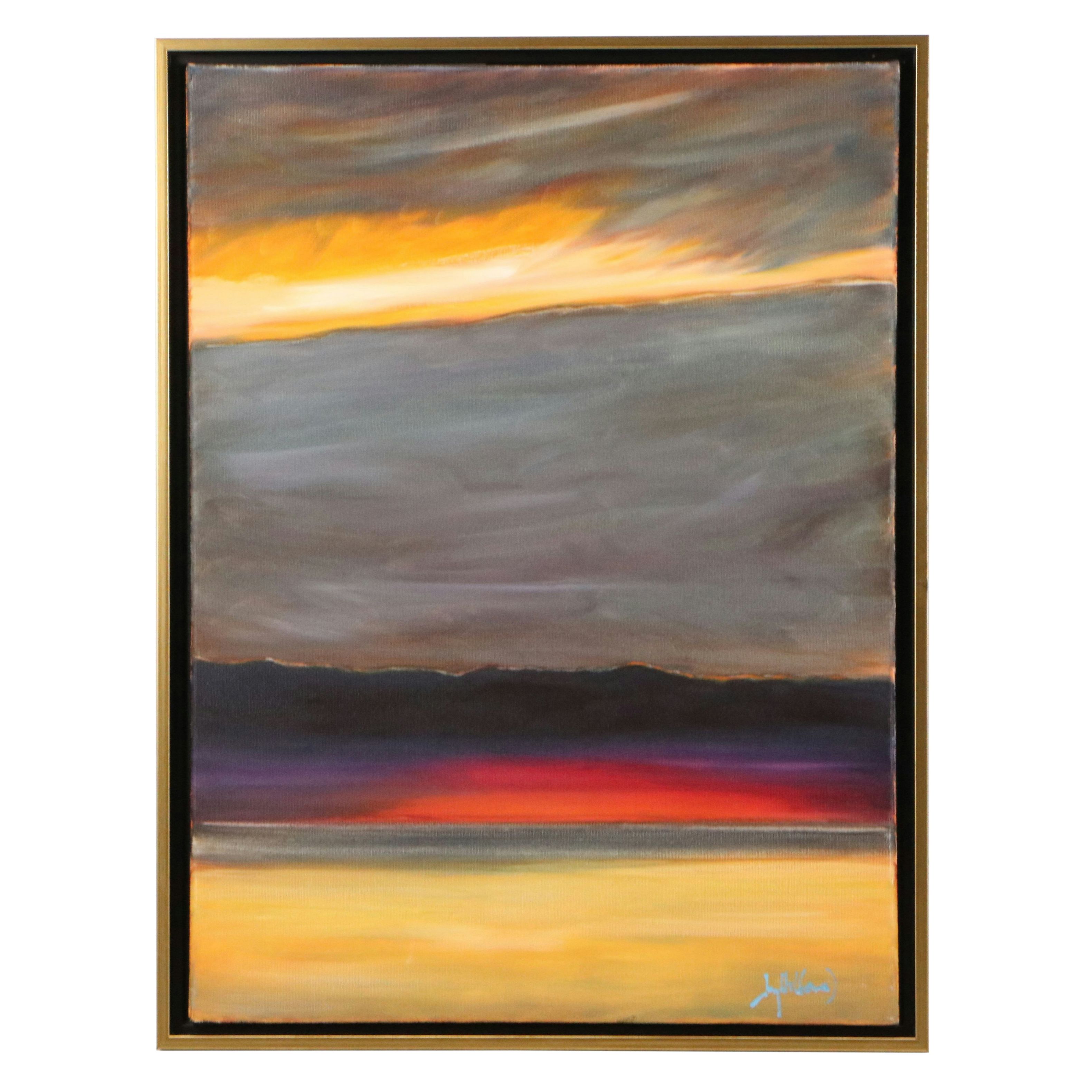 Jay Wilford Oil Painting "After Glow," 21st Century