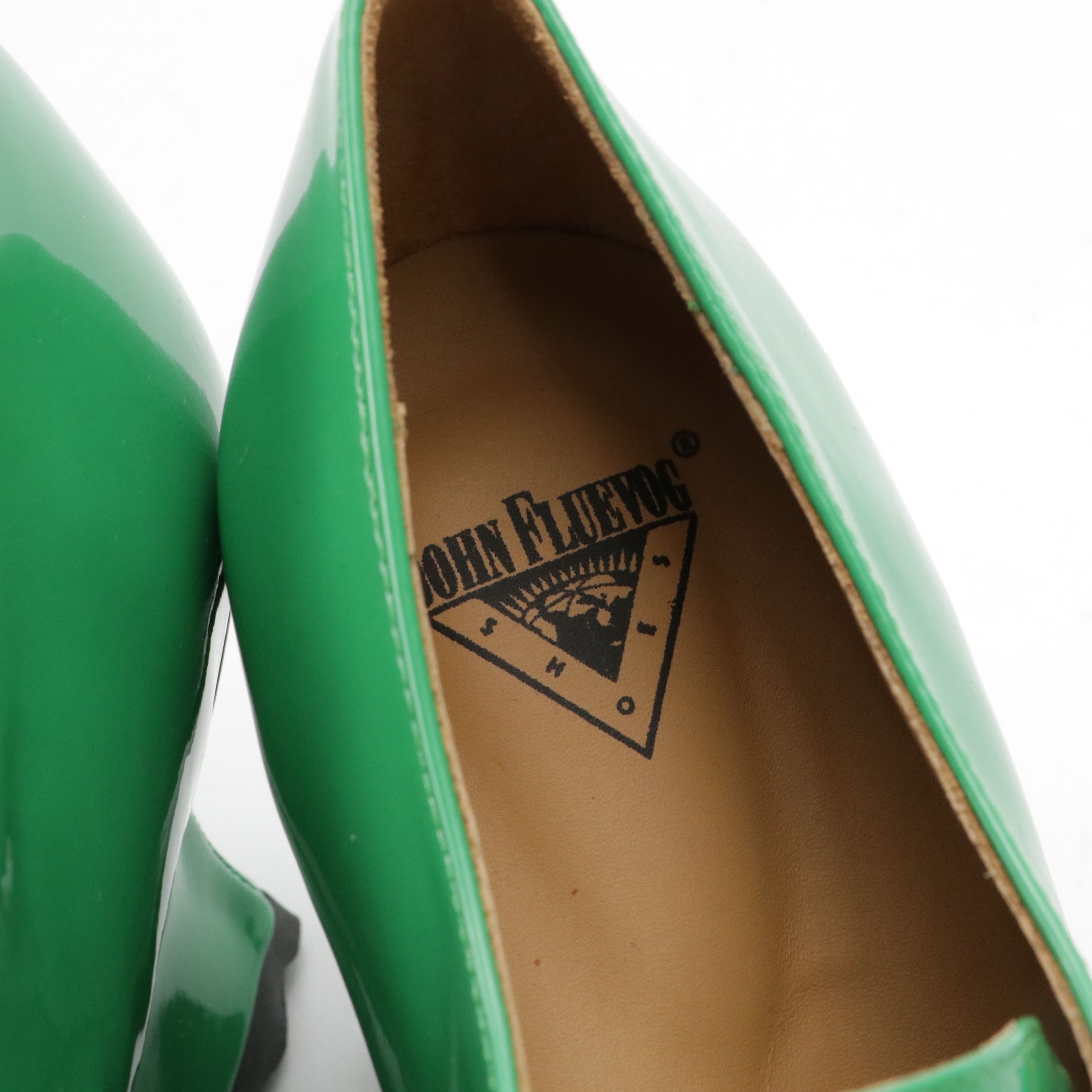 John Fluevog "Sosta" Platform Heels in Patent Leather
